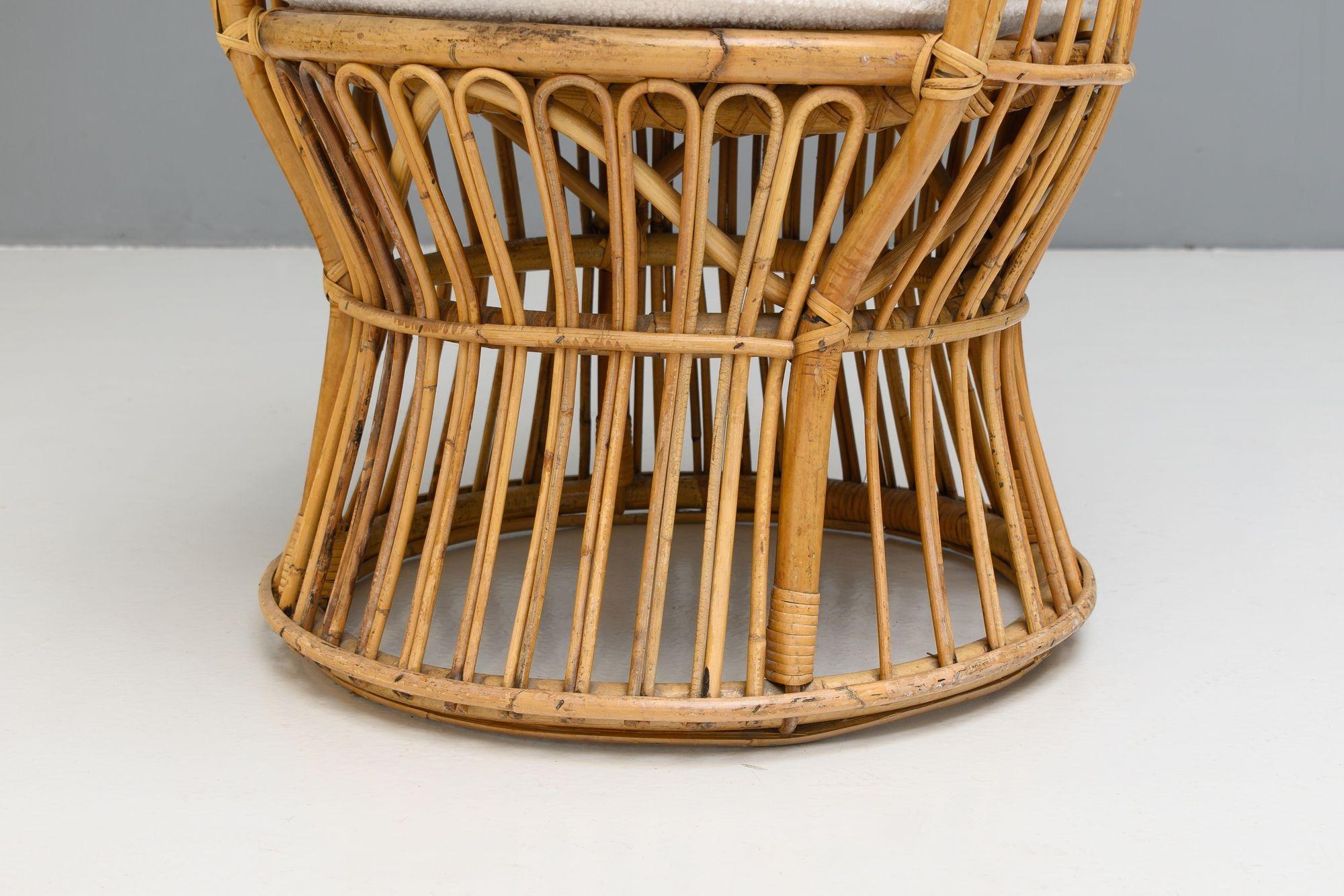 Cane Armchair In Good Condition For Sale In London, England