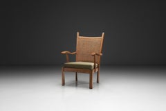 Cane Back Armchair by Bas van Pelt (Attr.), The Netherlands, 1940s