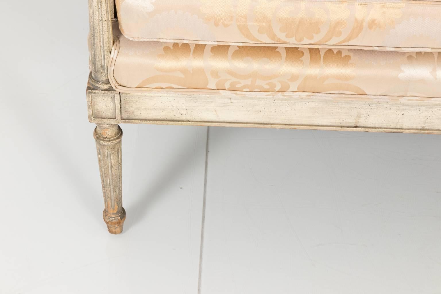 Cane Back Bench, circa 1960 3