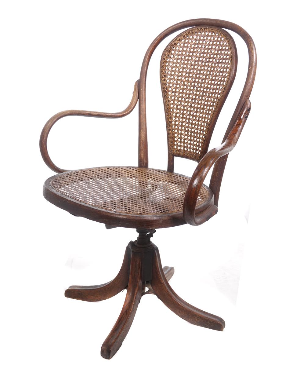 This is one of the nicest looking chairs. It's one of my favorites and we have one at home. The shape, scale, and canning make this an elegant choice. It has a nice aged patina.