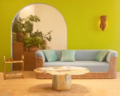 Cane Curve Sofa by Kunaal Kyhaan