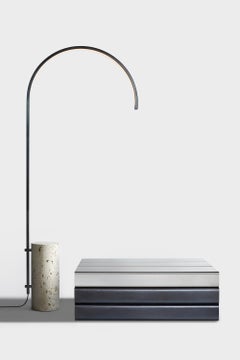 Cane Floor Lamp by AlexAllen Studio in Gunmetal Black
