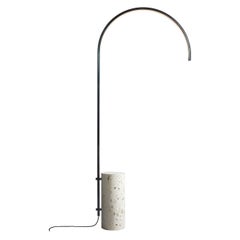 Cane Floor Lamp in Gunmetal Black