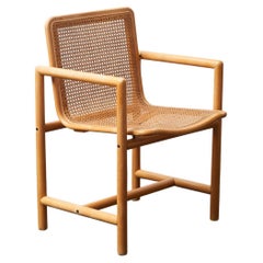 Vintage Cane Lounge Chair Designed by Slovenian Designer Branko Uršič for Stol Kamnik