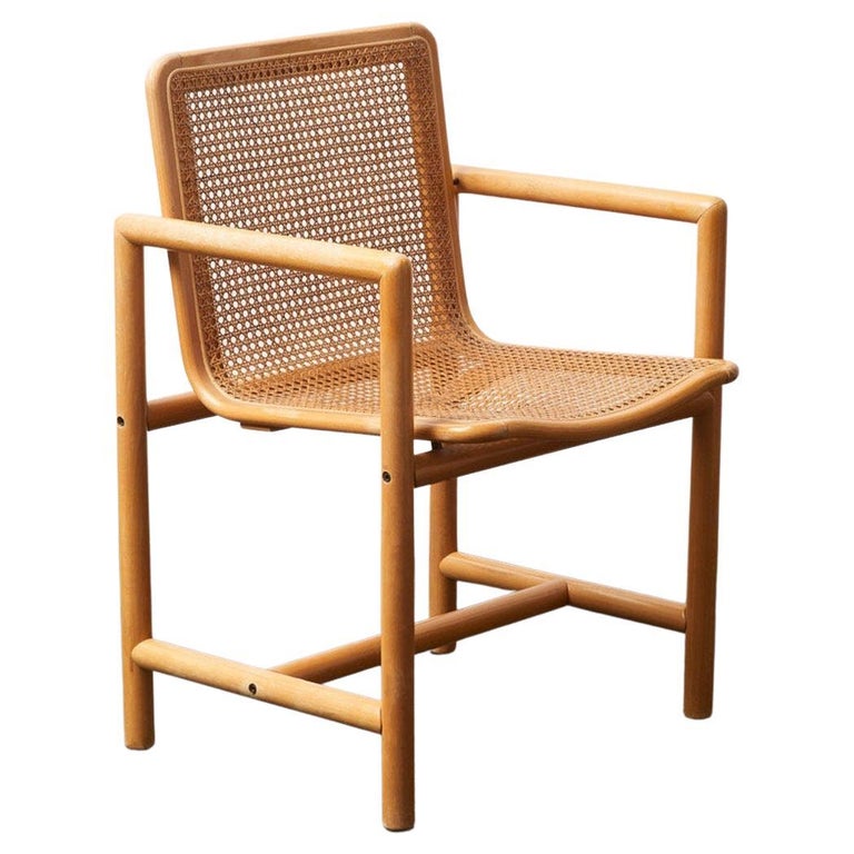 Cane Lounge Chair Designed by Slovenian Designer Branko Uršič for Stol Kamnik For Sale