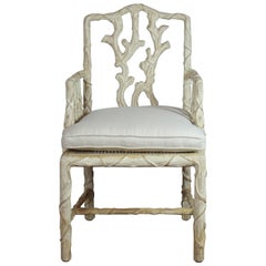 Cane Seat Accent Chair