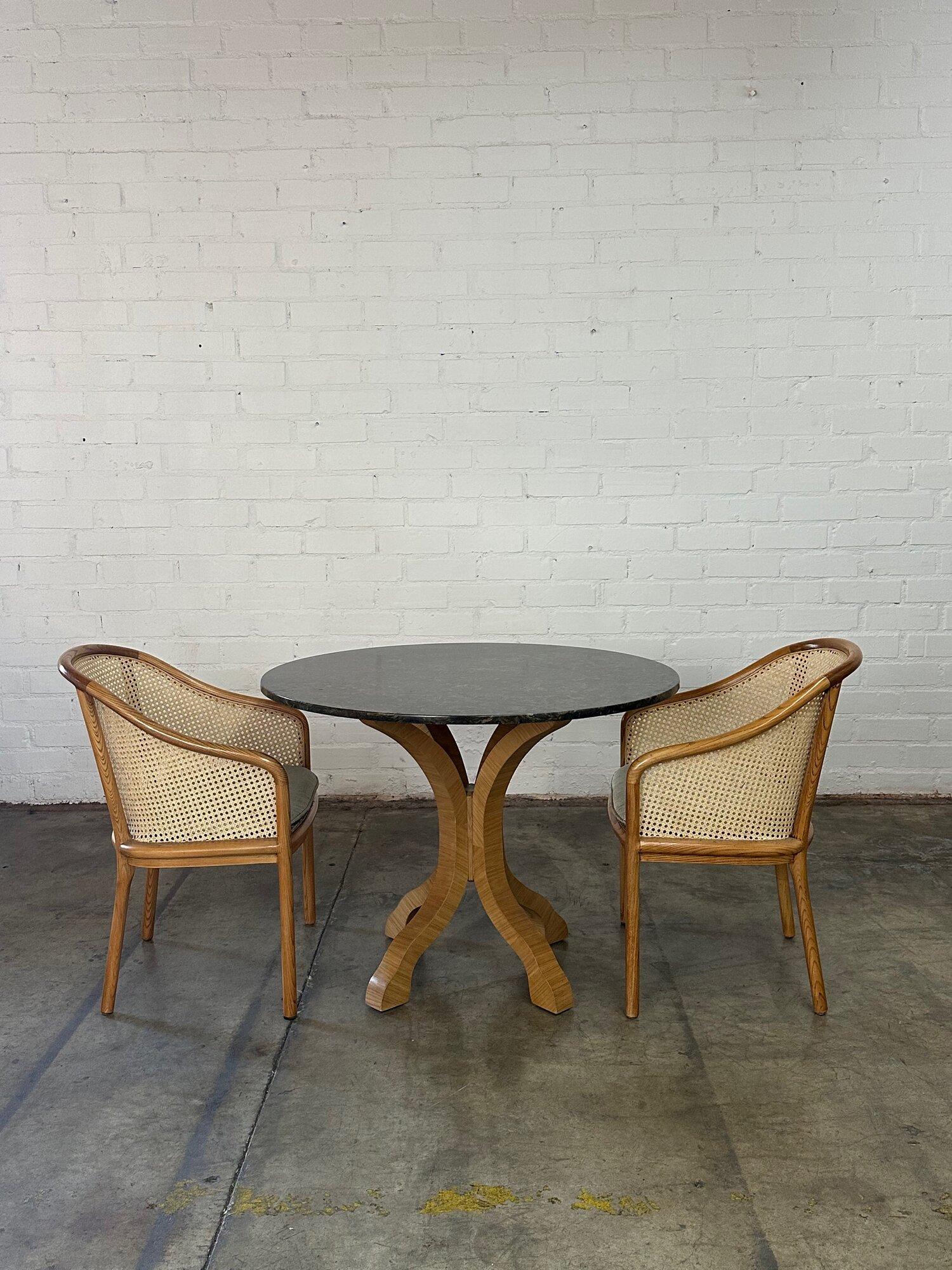 Cane side chairs by Ward Bennet -pair For Sale 6