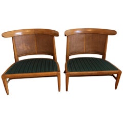 Cane Walnut Chairs by John Lubberts & Lambert Mulder for Tomlinson