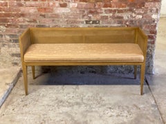 Mid Century Modern Caned Back Bench
