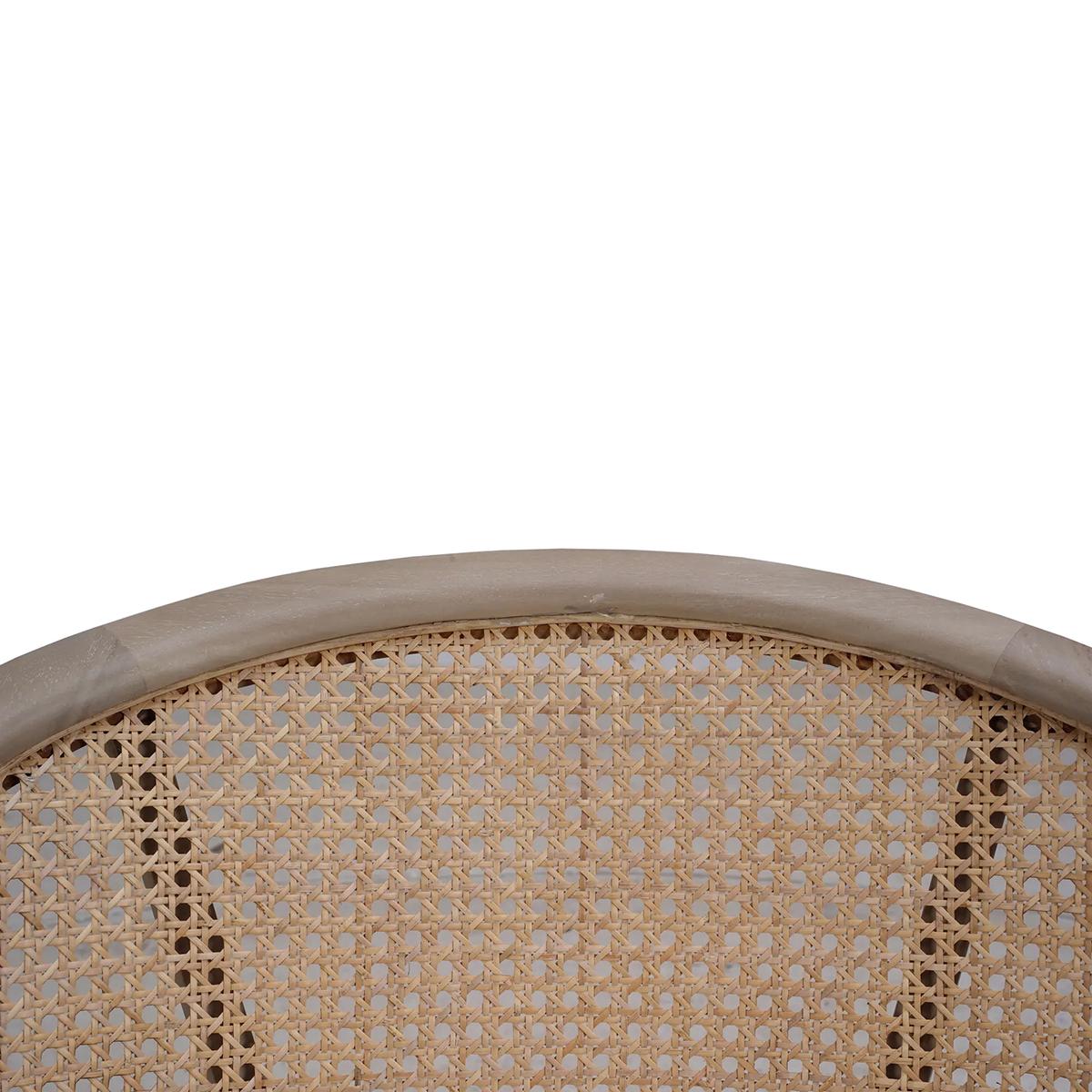 Caned Back Mid-Century Armchair In New Condition For Sale In Westwood, NJ