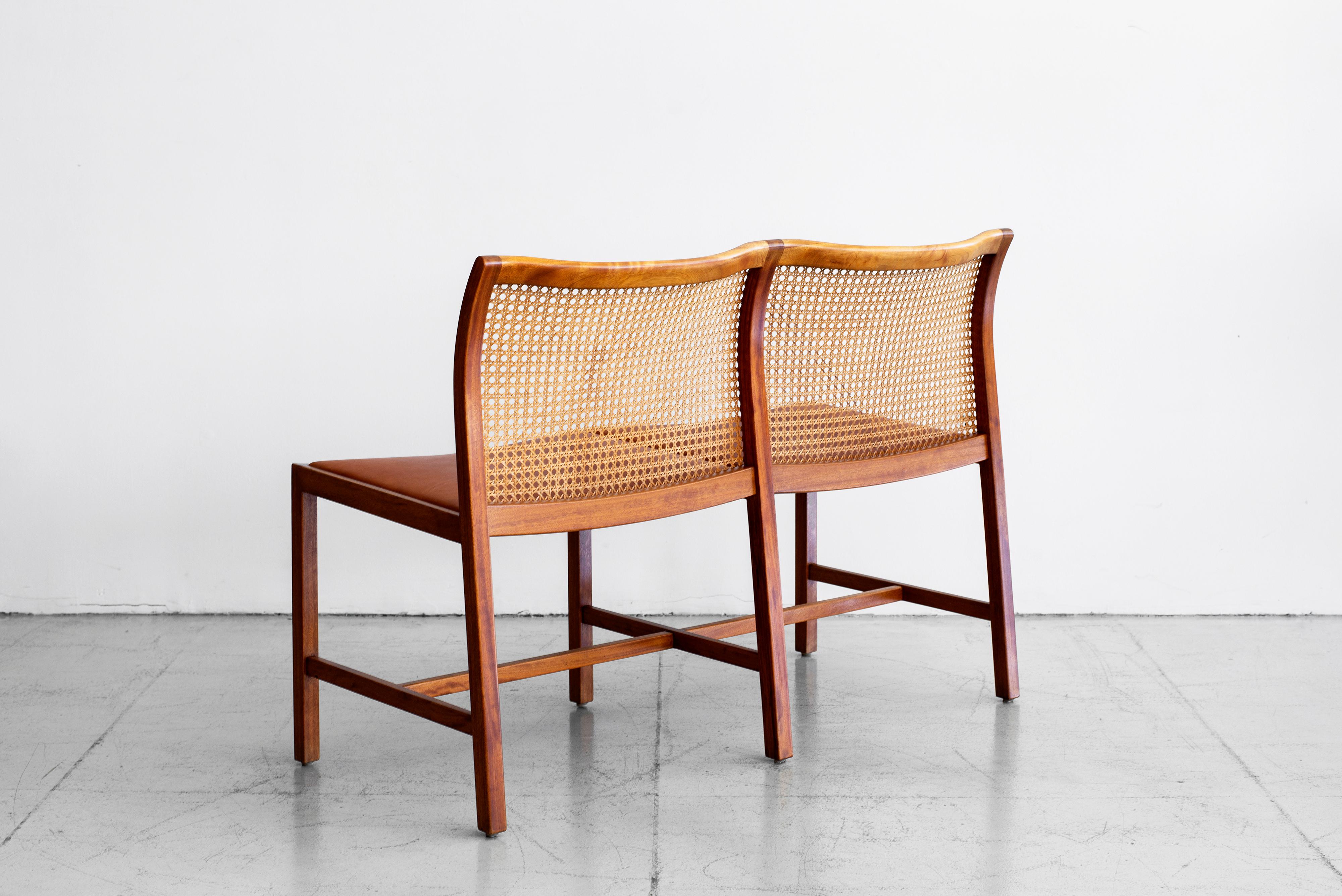 Late 20th Century Caned Bench by Ditte & Adrian Heath