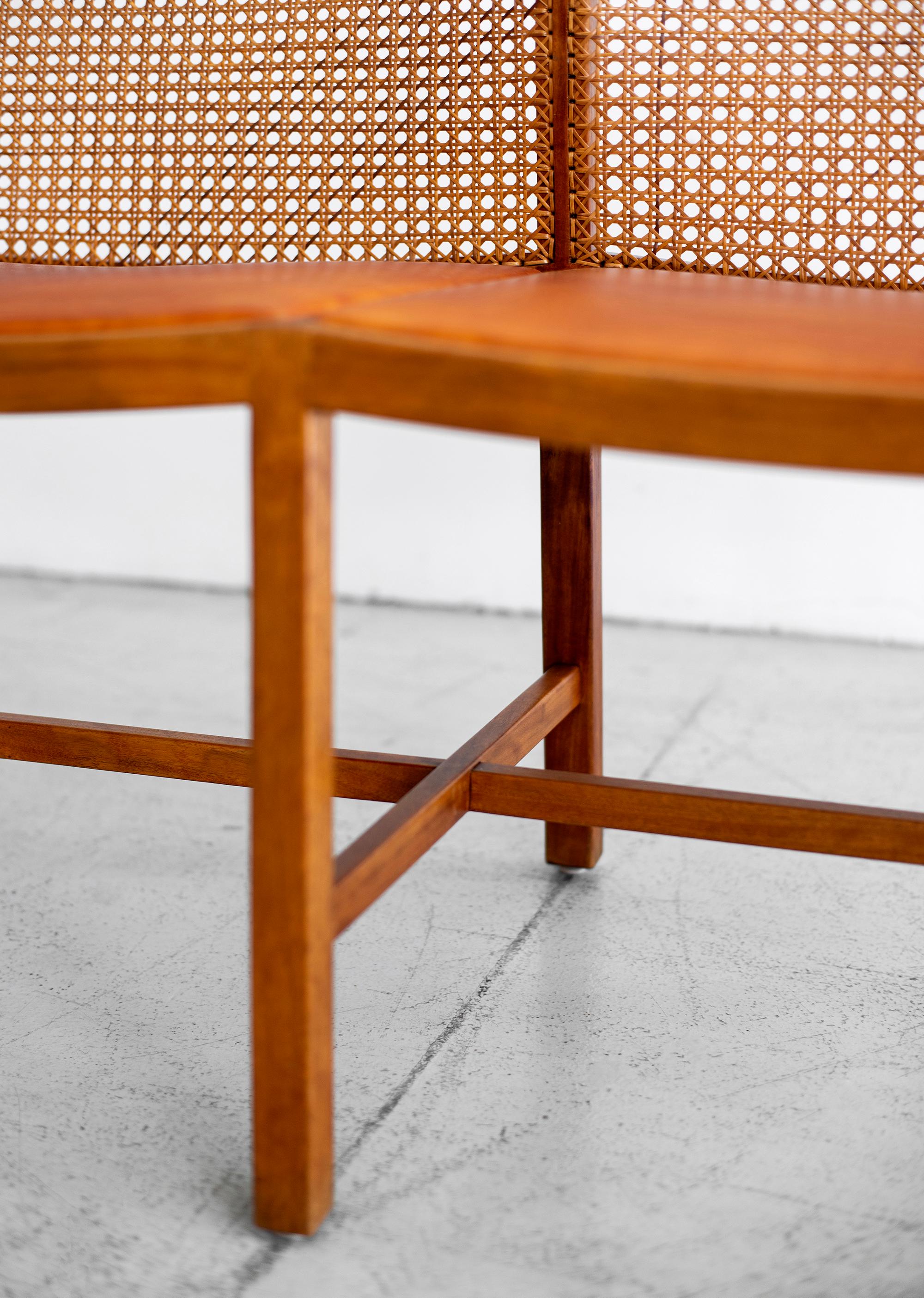 Caned Bench by Ditte & Adrian Heath 1