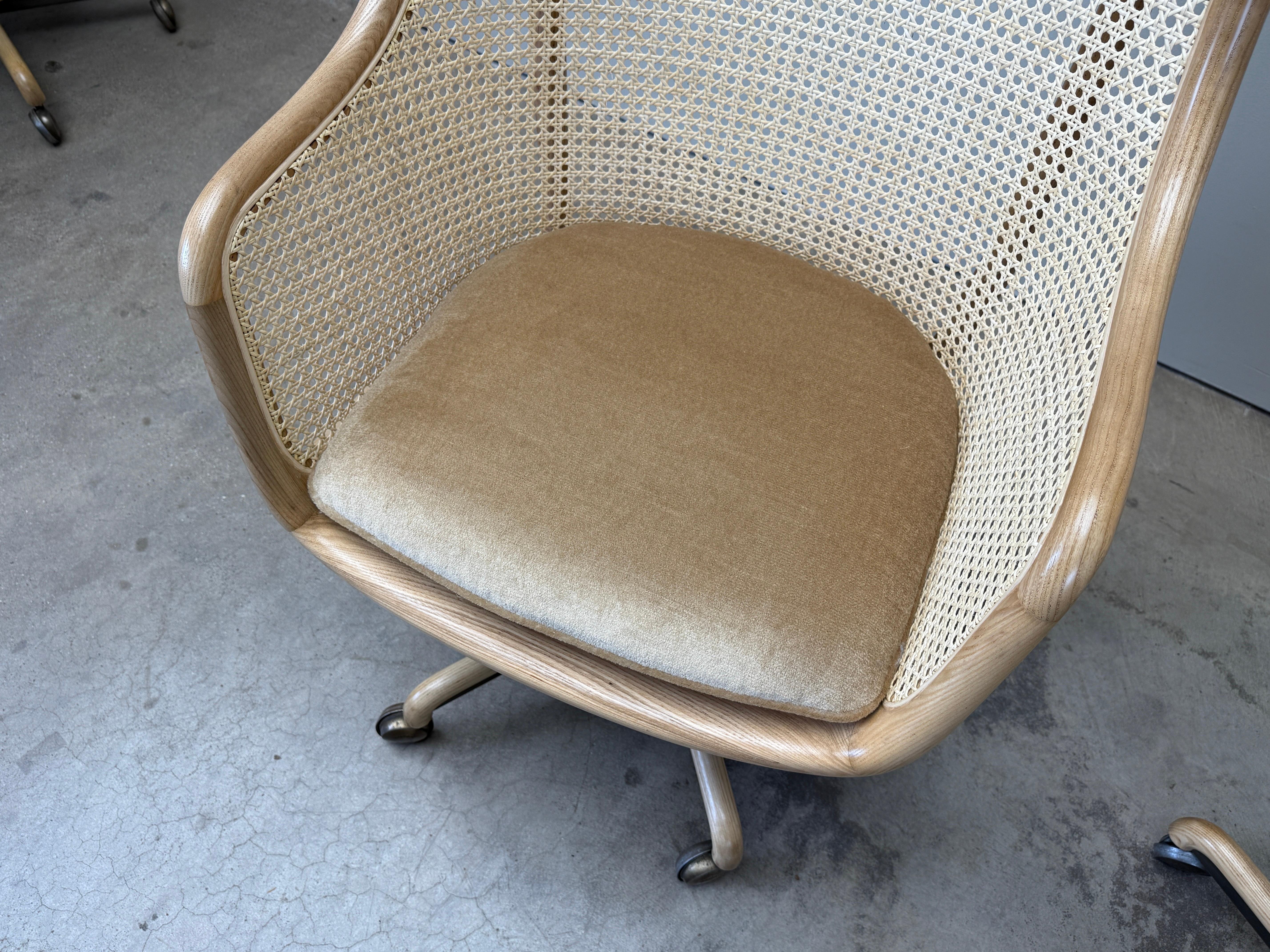 Caned Desk Chair by Ward Bennett im Angebot 5