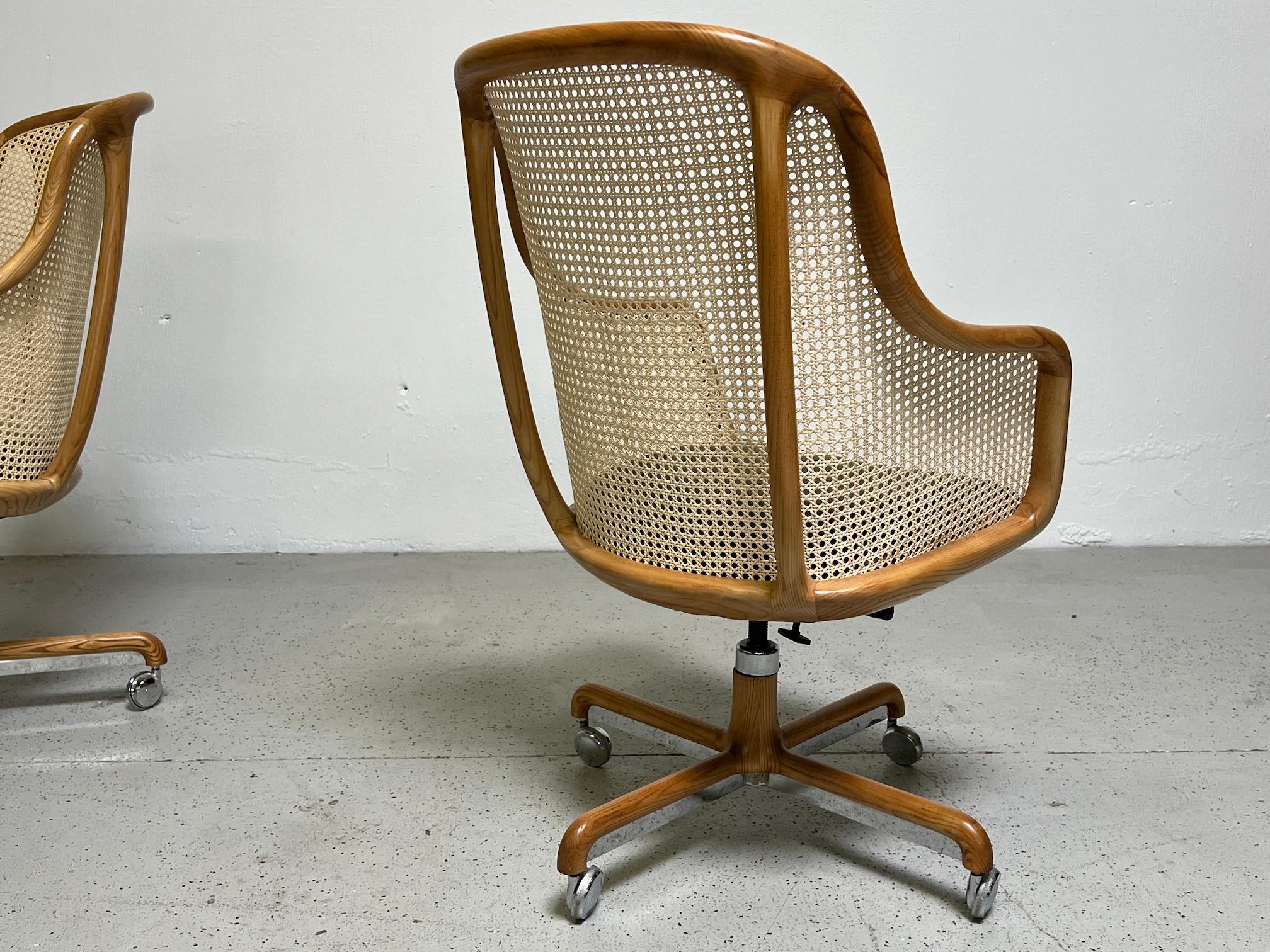 Caned Desk Chair by Ward Bennett 5