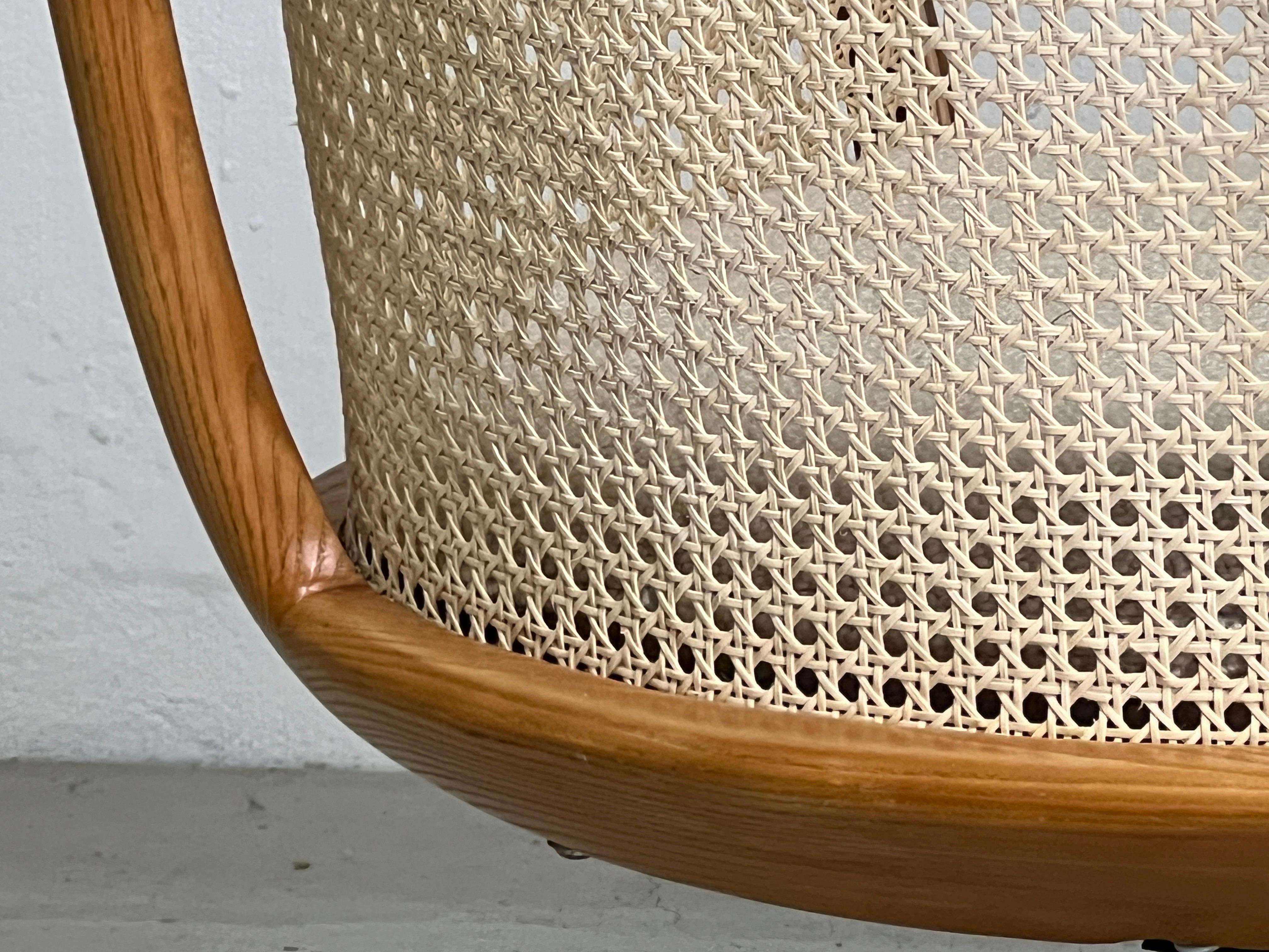 Caned Desk Chair by Ward Bennett 6