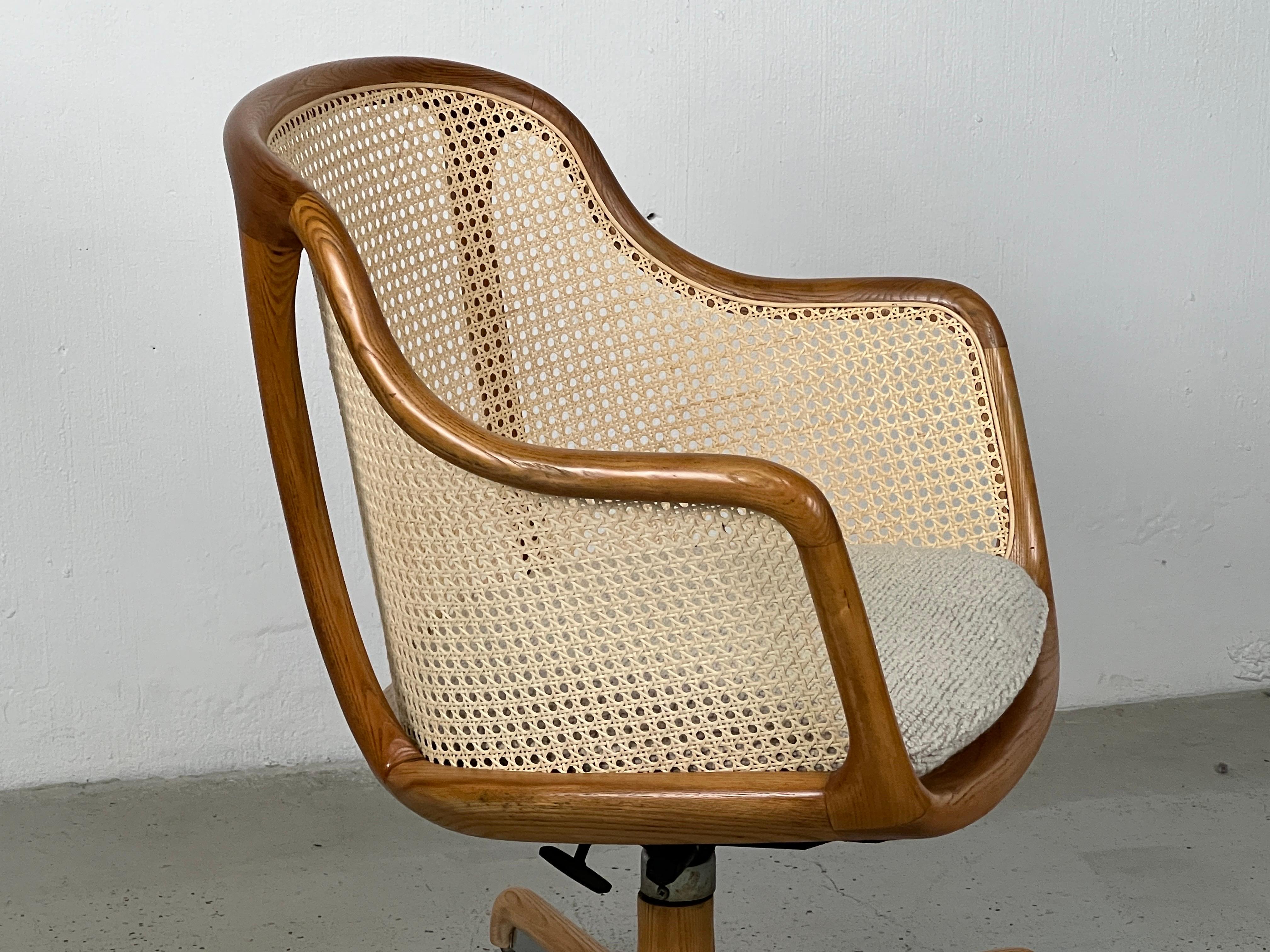 Caned Desk Chair by Ward Bennett 5