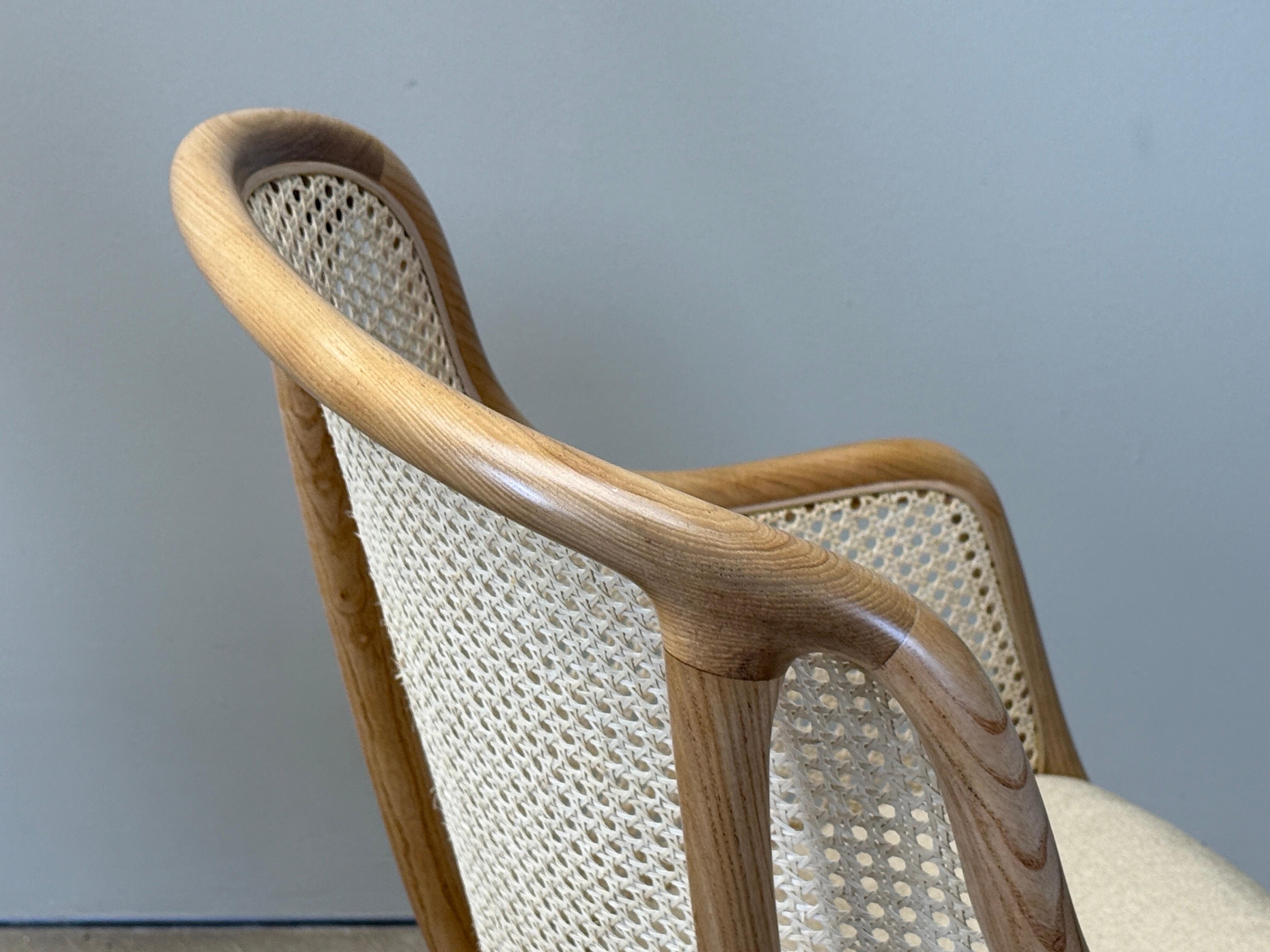 Caned Desk Chair by Ward Bennett im Angebot 6