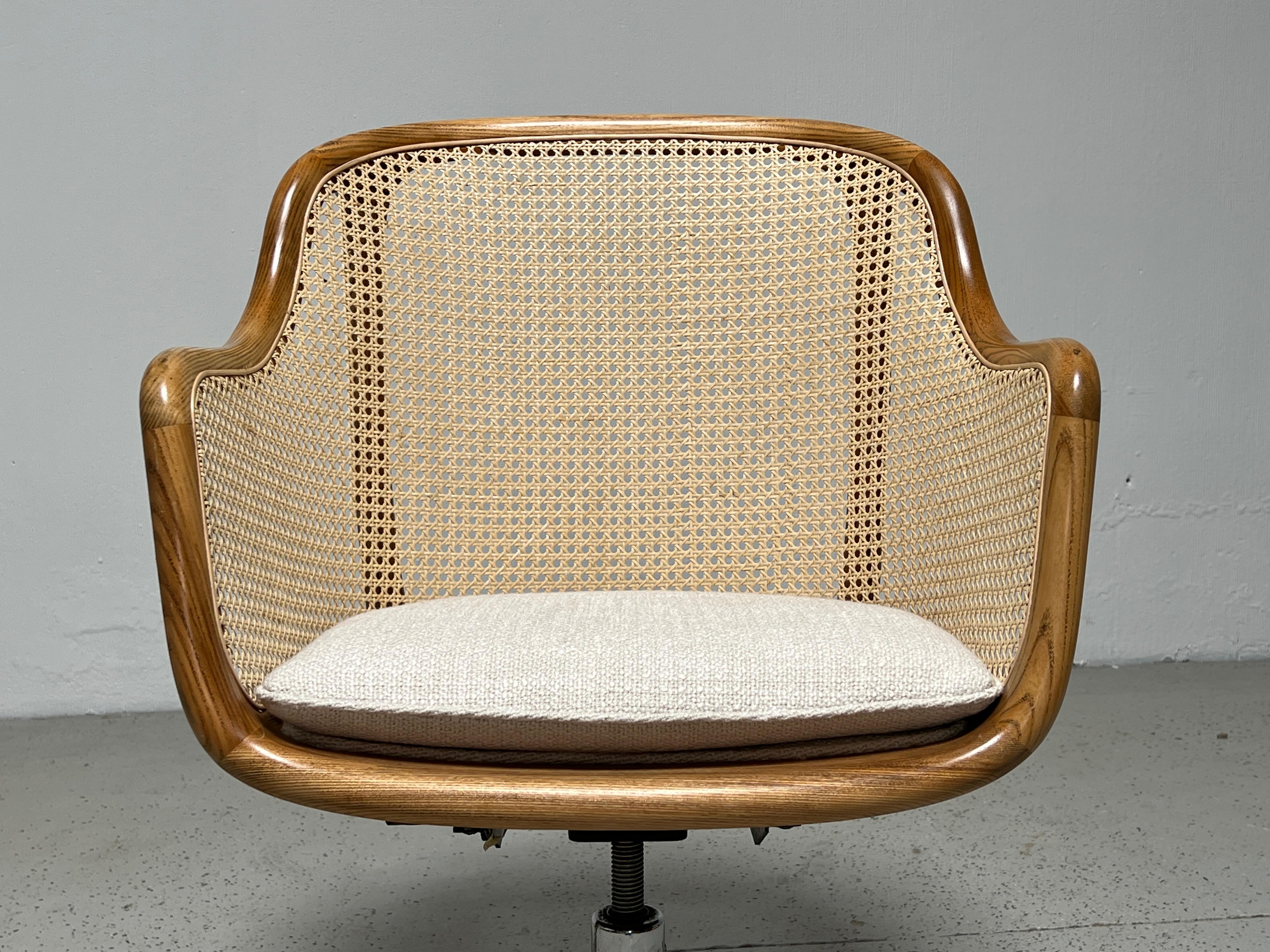 Caned Desk Chair by Ward Bennett 6