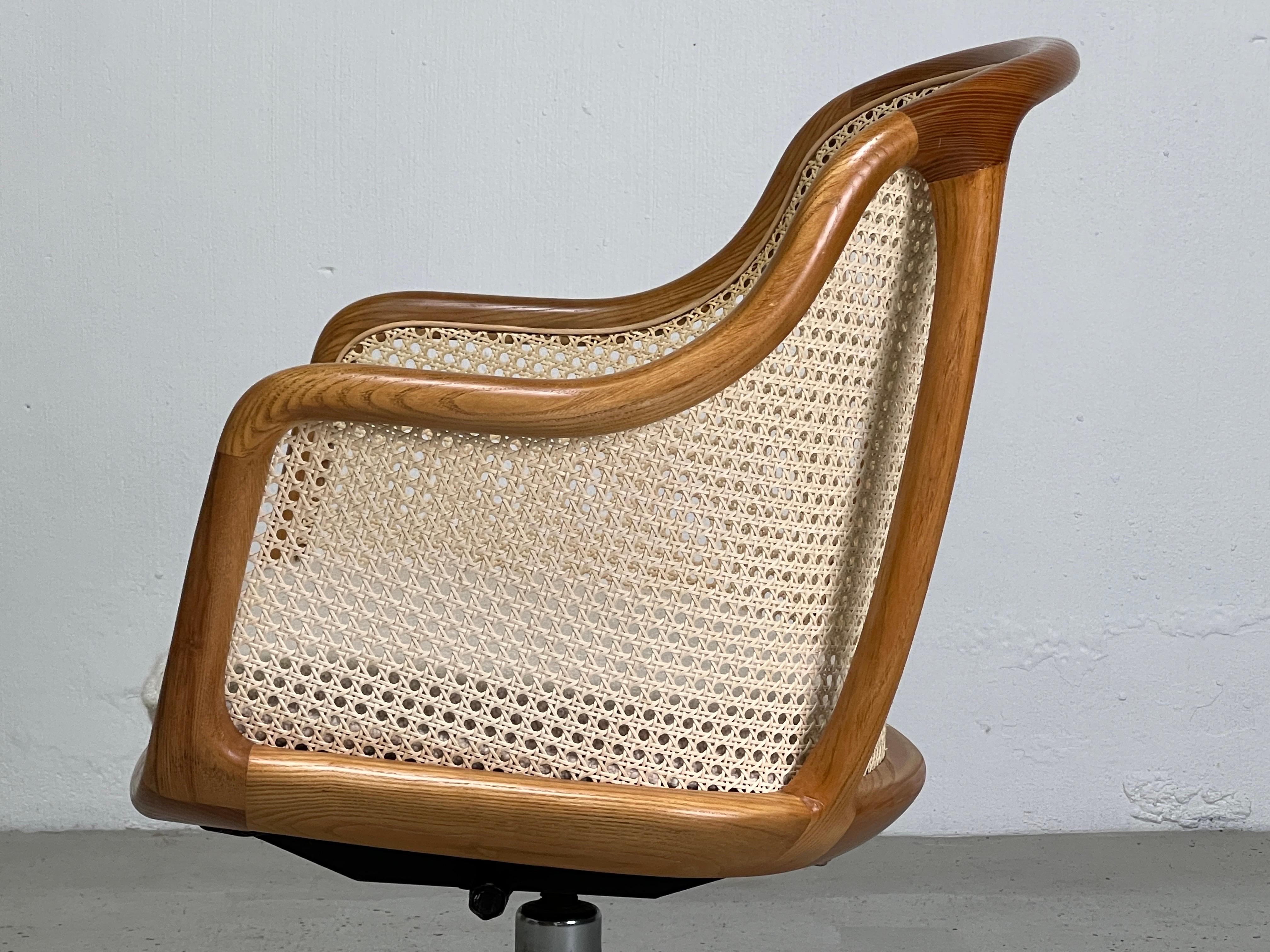 Caned Desk Chair by Ward Bennett 7