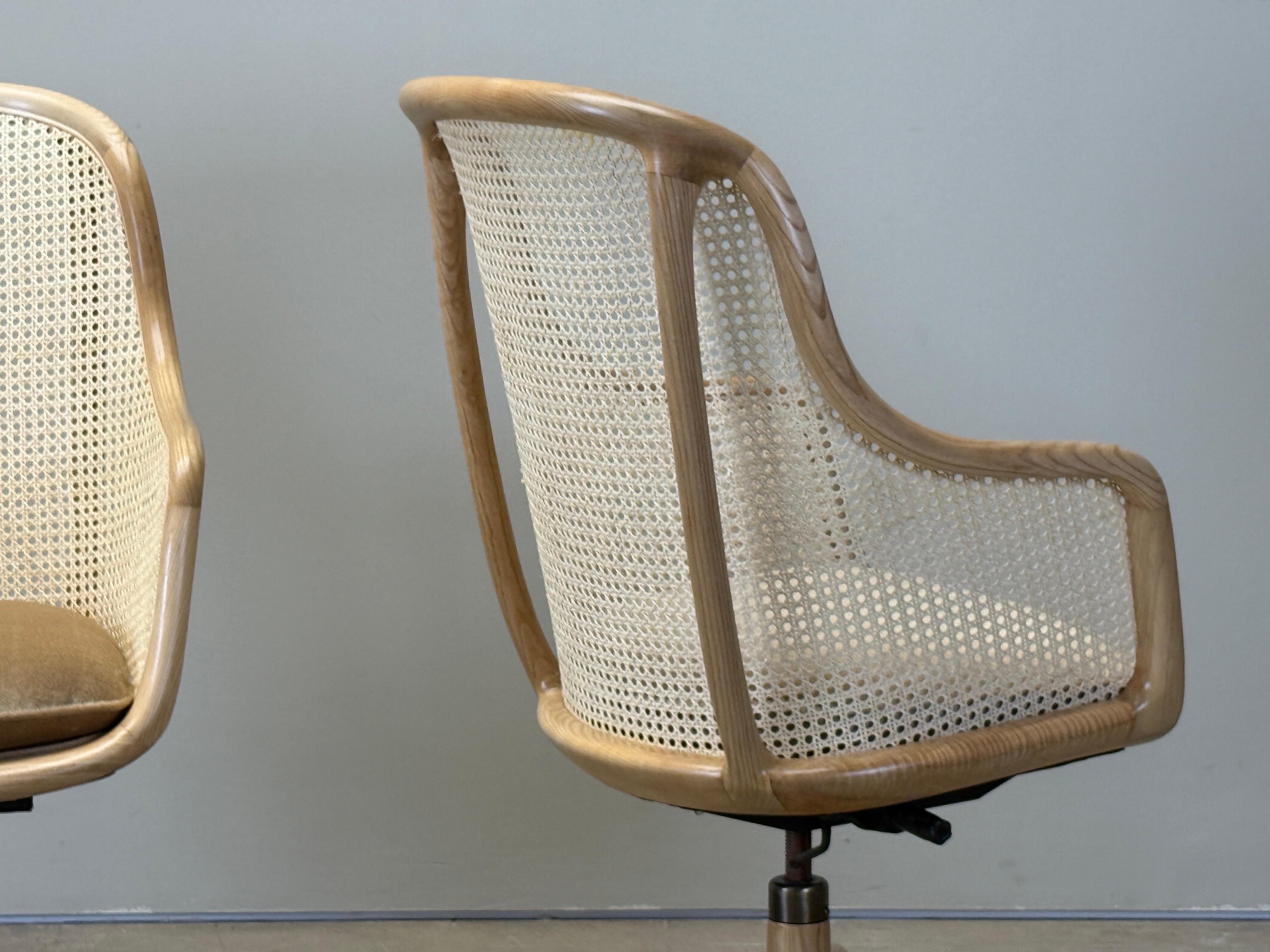 Caned Desk Chair by Ward Bennett im Angebot 7