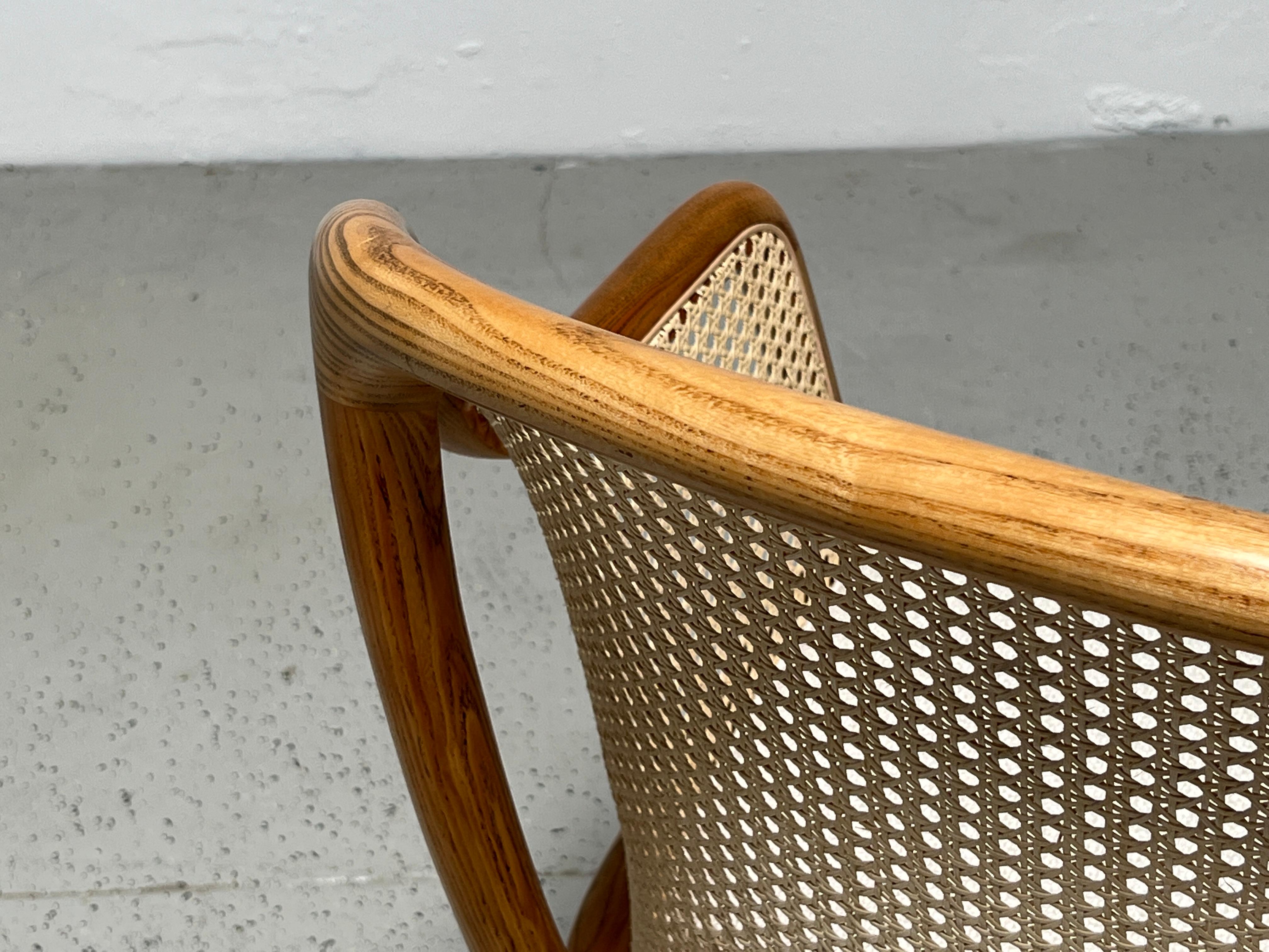 Caned Desk Chair by Ward Bennett 8