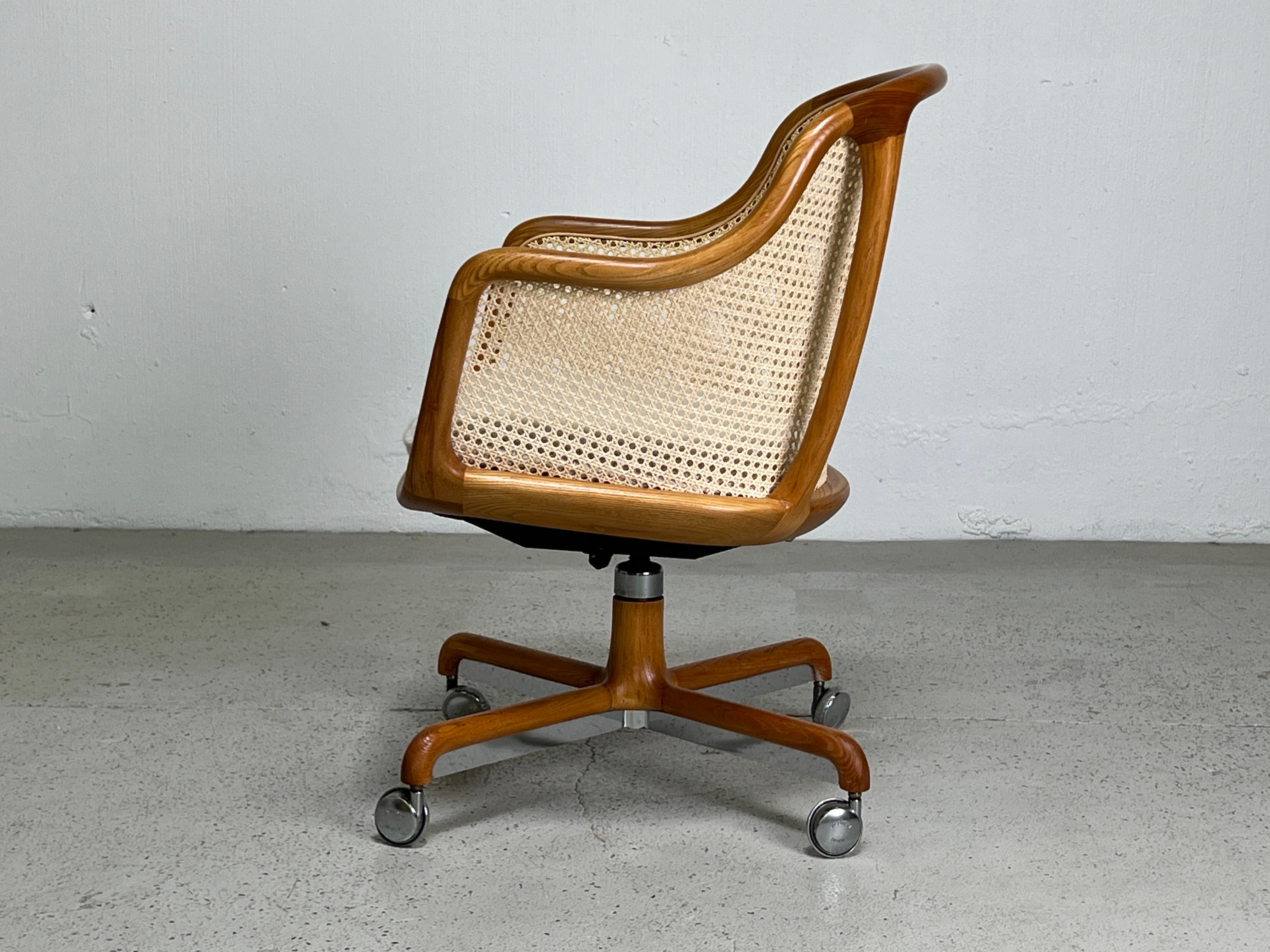 Caned Desk Chair by Ward Bennett 10