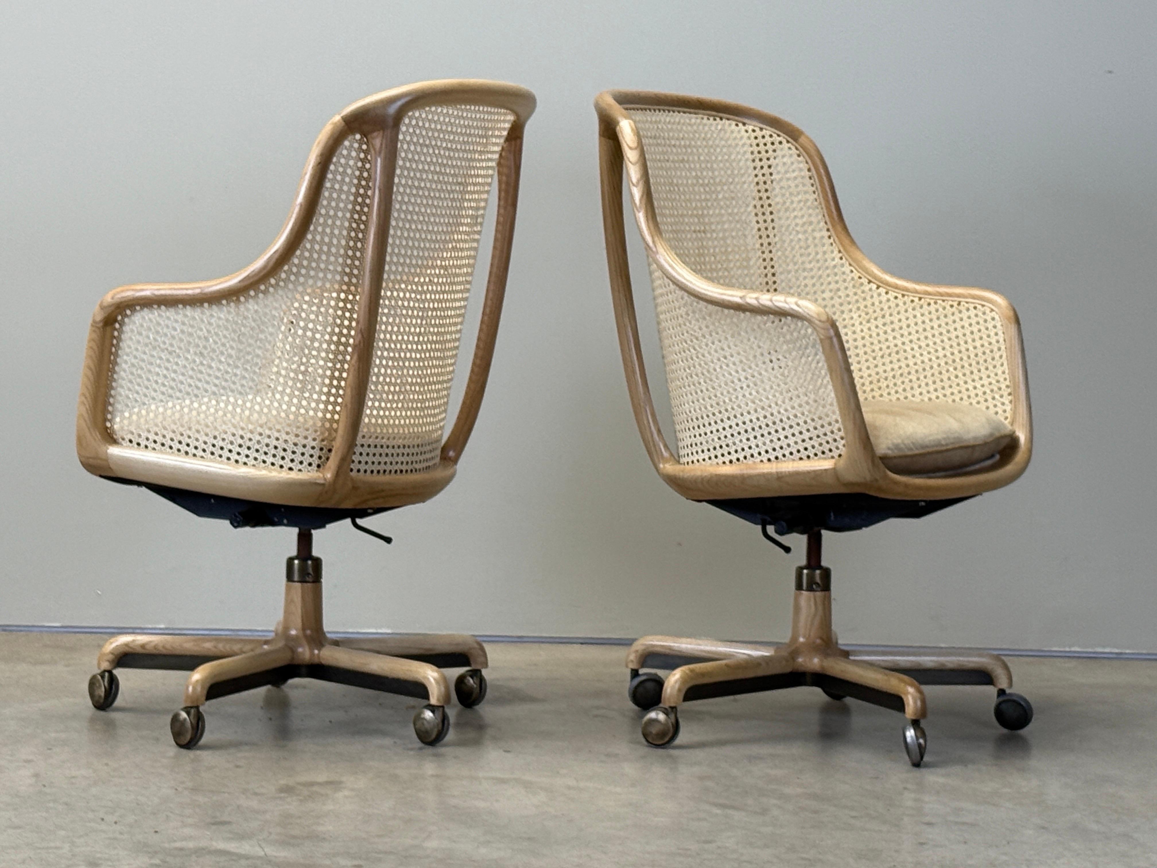 Caned Desk Chair by Ward Bennett im Angebot 10