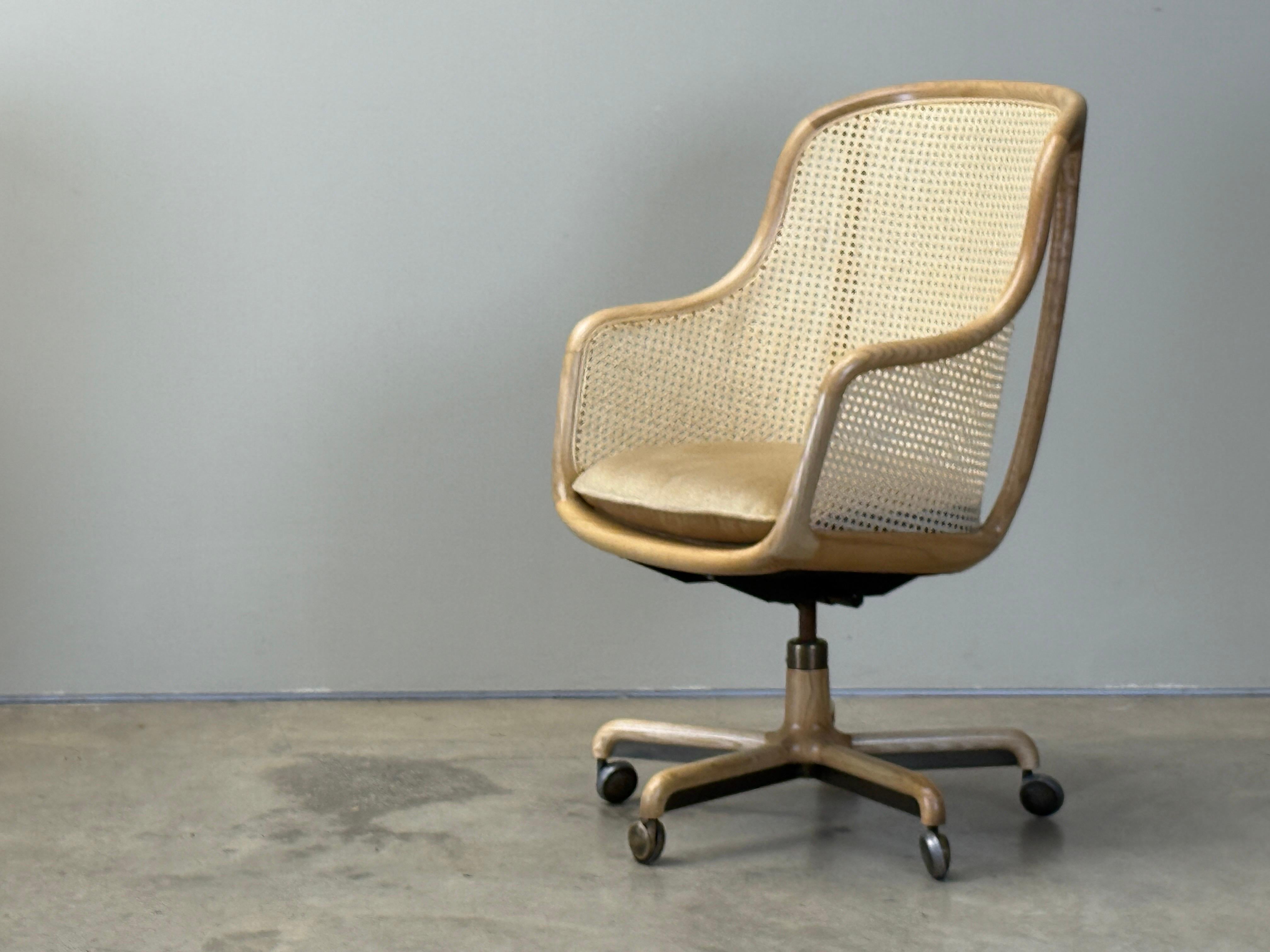 Caned Desk Chair by Ward Bennett im Angebot 11