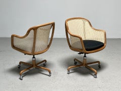 Caned Desk Chair by Ward Bennett