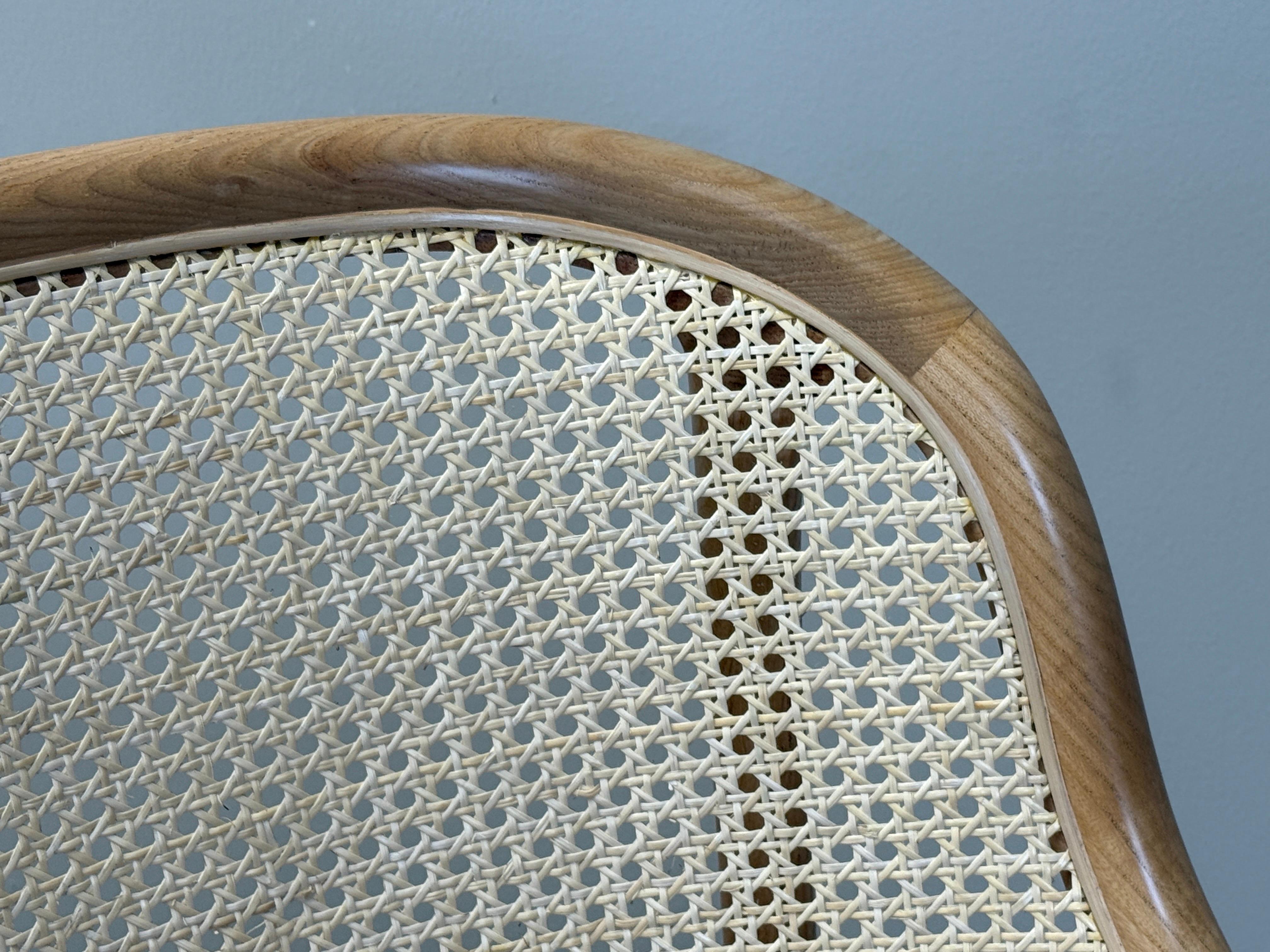 Caned Desk Chair by Ward Bennett (Asche) im Angebot