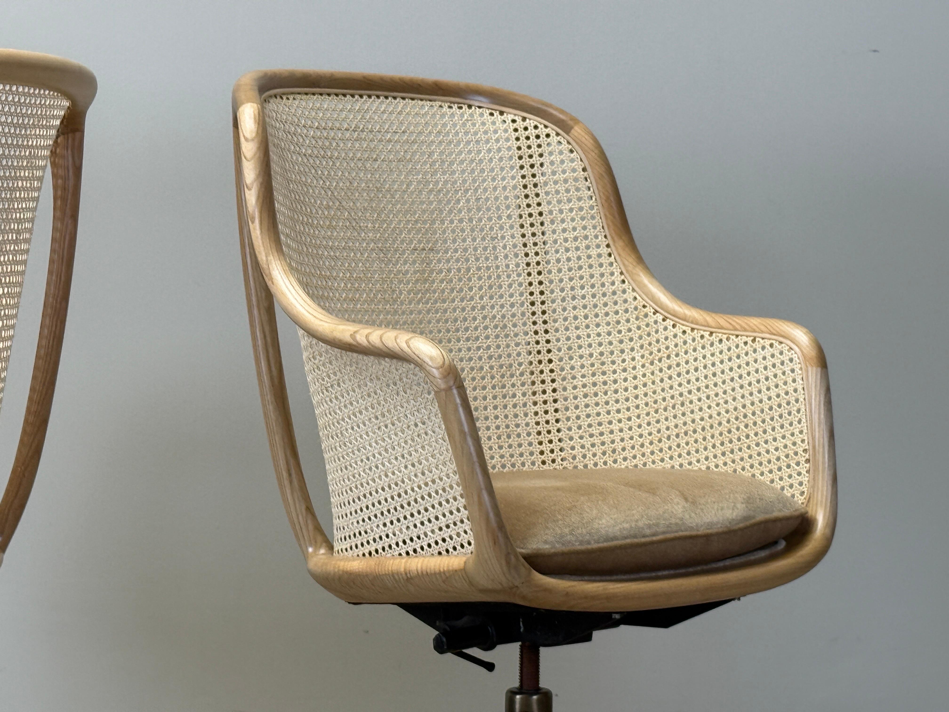 Caned Desk Chair by Ward Bennett im Angebot 1
