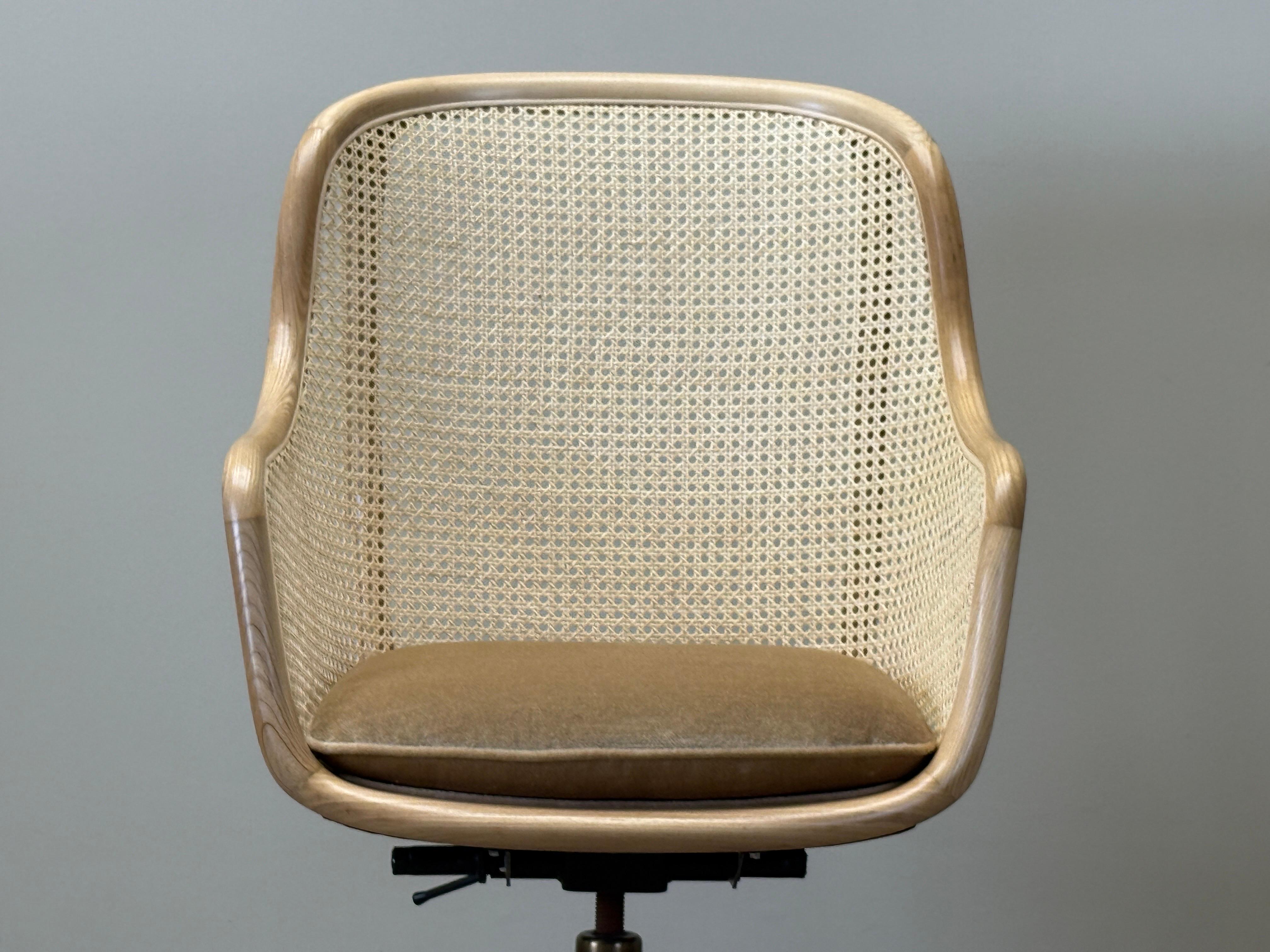 Caned Desk Chair by Ward Bennett im Angebot 2