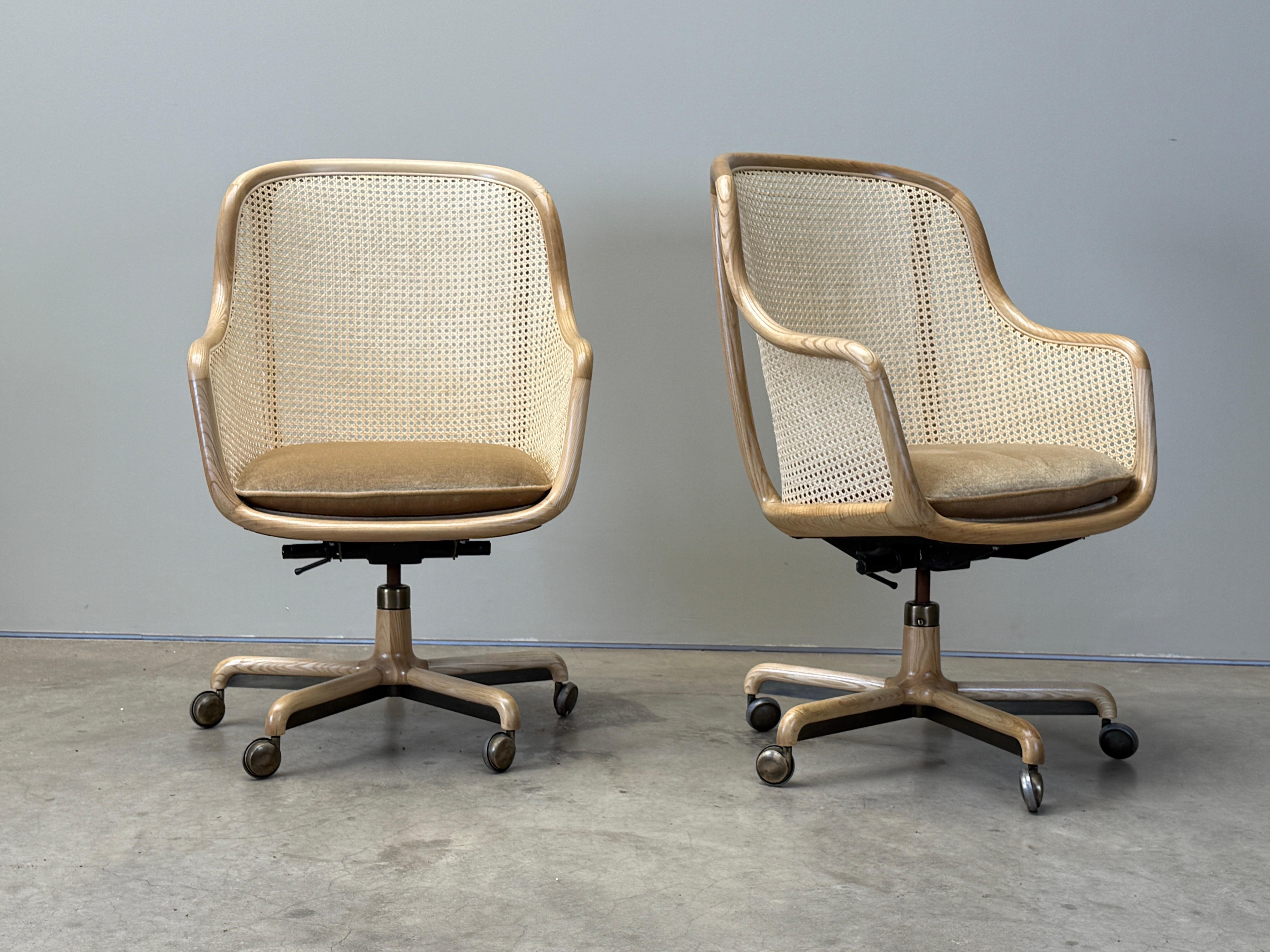 Caned Desk Chair by Ward Bennett im Angebot 3