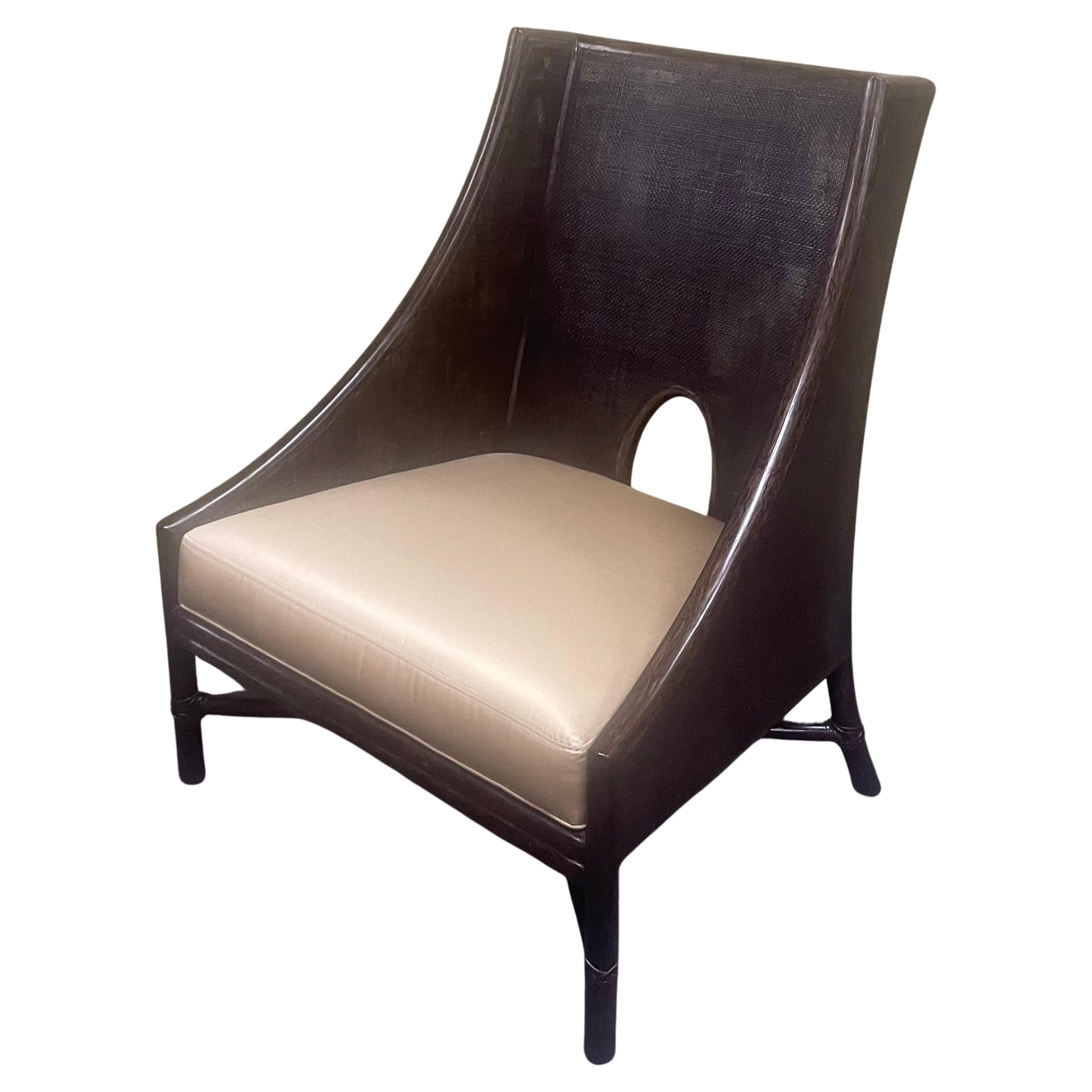 Caned Lounge Chair by Barbara Barry for McGuire