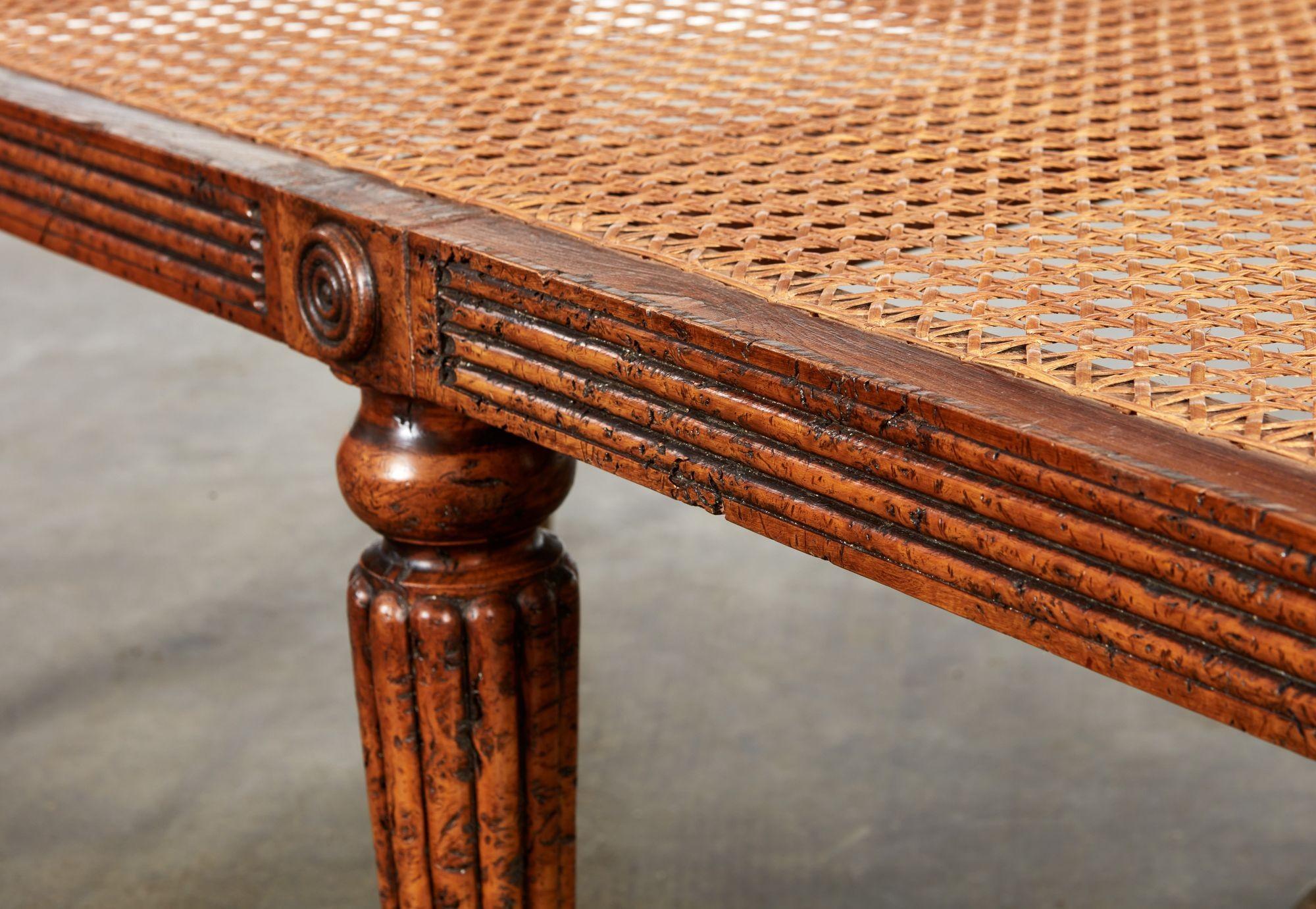 Chêne Banc long Caned Pollard Oak Oak en vente