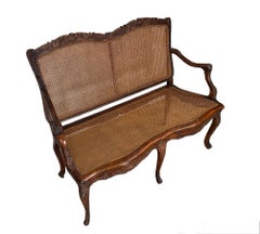 Caned Settee