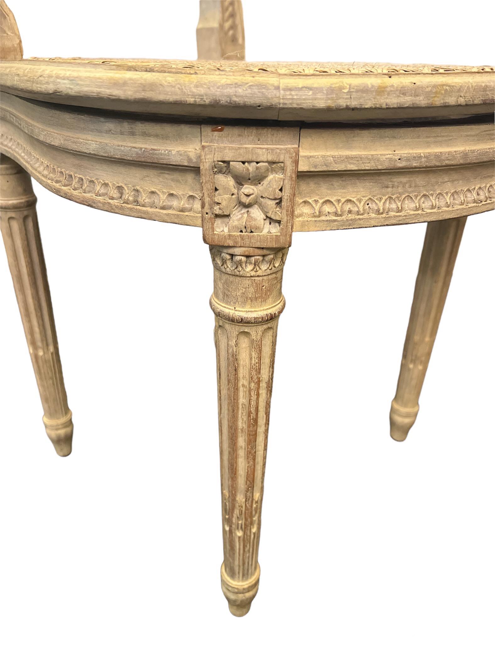 Caned Side Chair in the Louis XVI Style For Sale 1