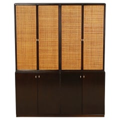 Caned Sideboard Cabinet by Paul McCobb for Directional Furniture c 1958, Signed