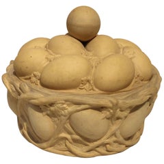 Caneware Egg Basket Tureen