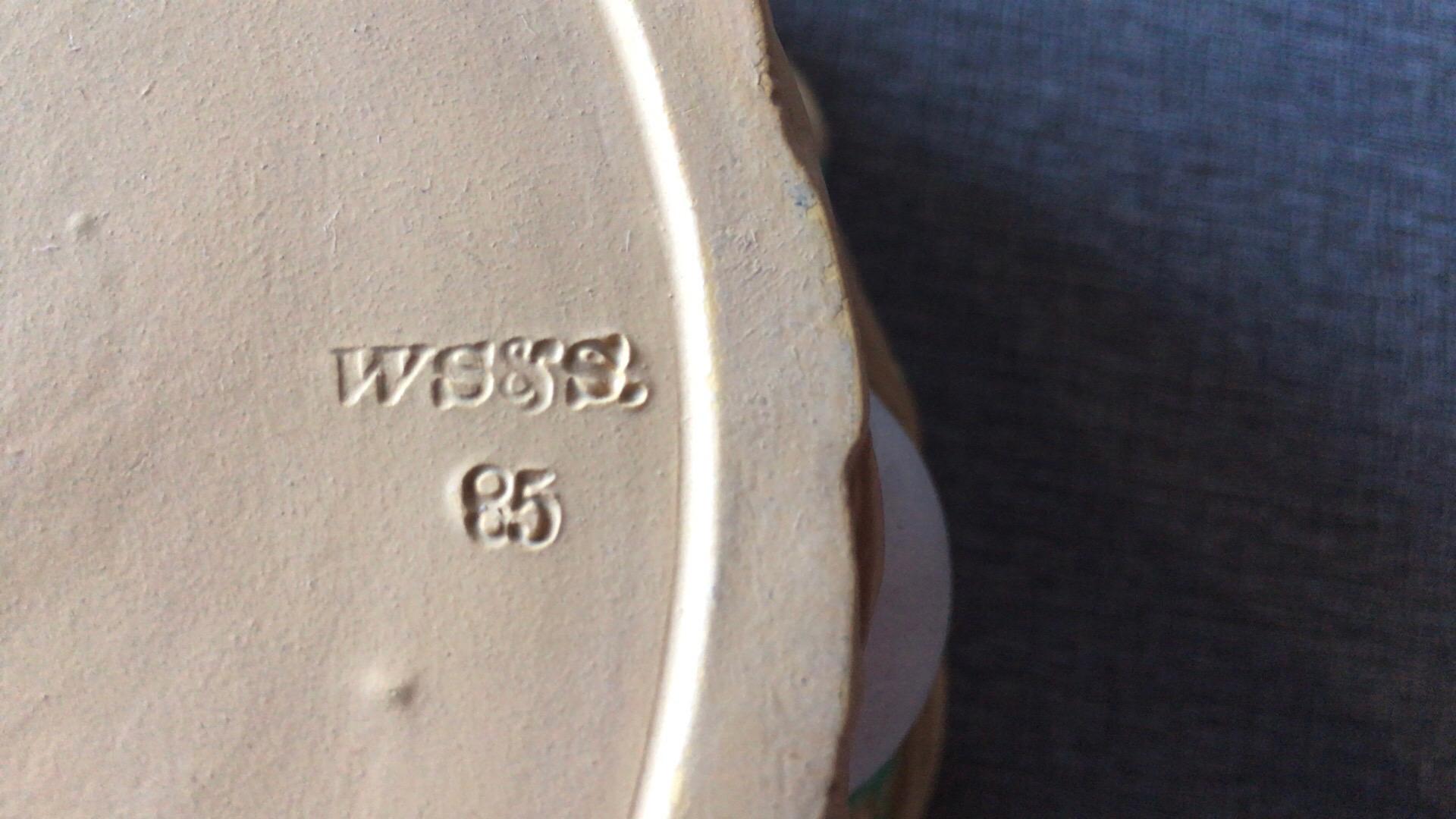 Ceramic Majolica Caneware Egg Basket Tureen Wilhelm Schiller and Sons For Sale
