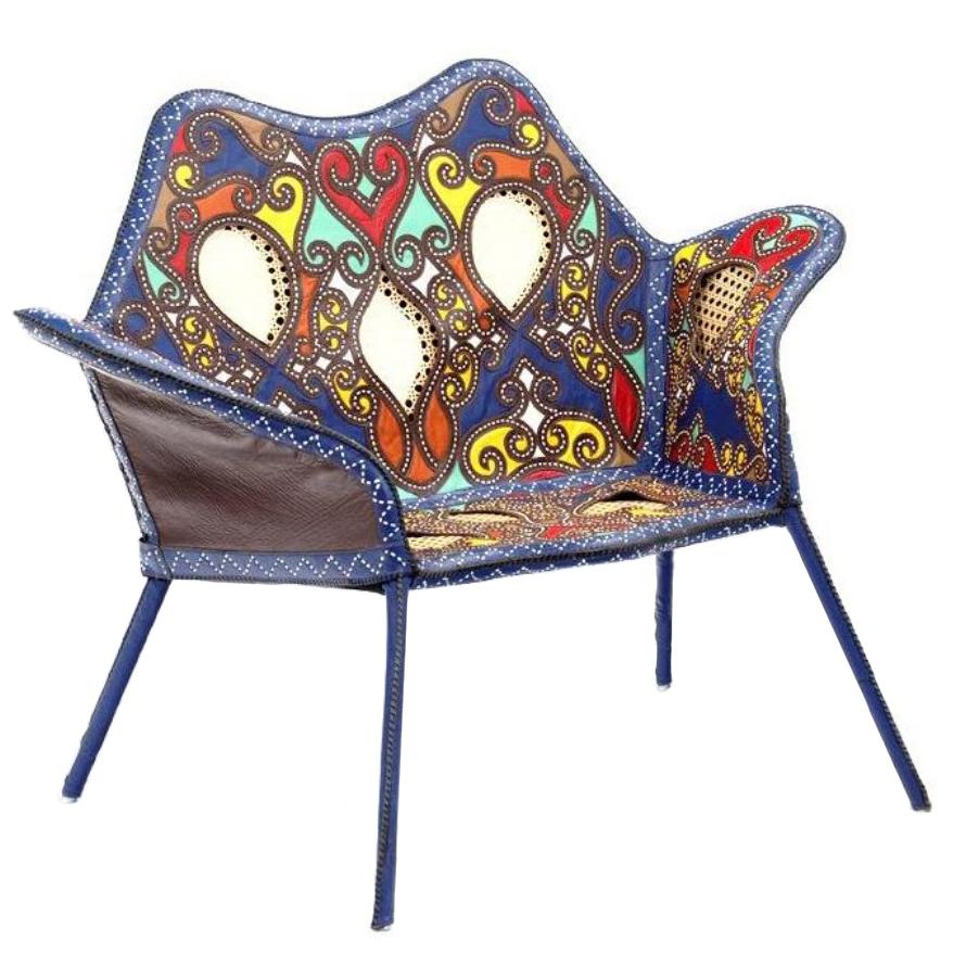 "Cangaço" Contemporary Armchair, Brazilian Design For Sale