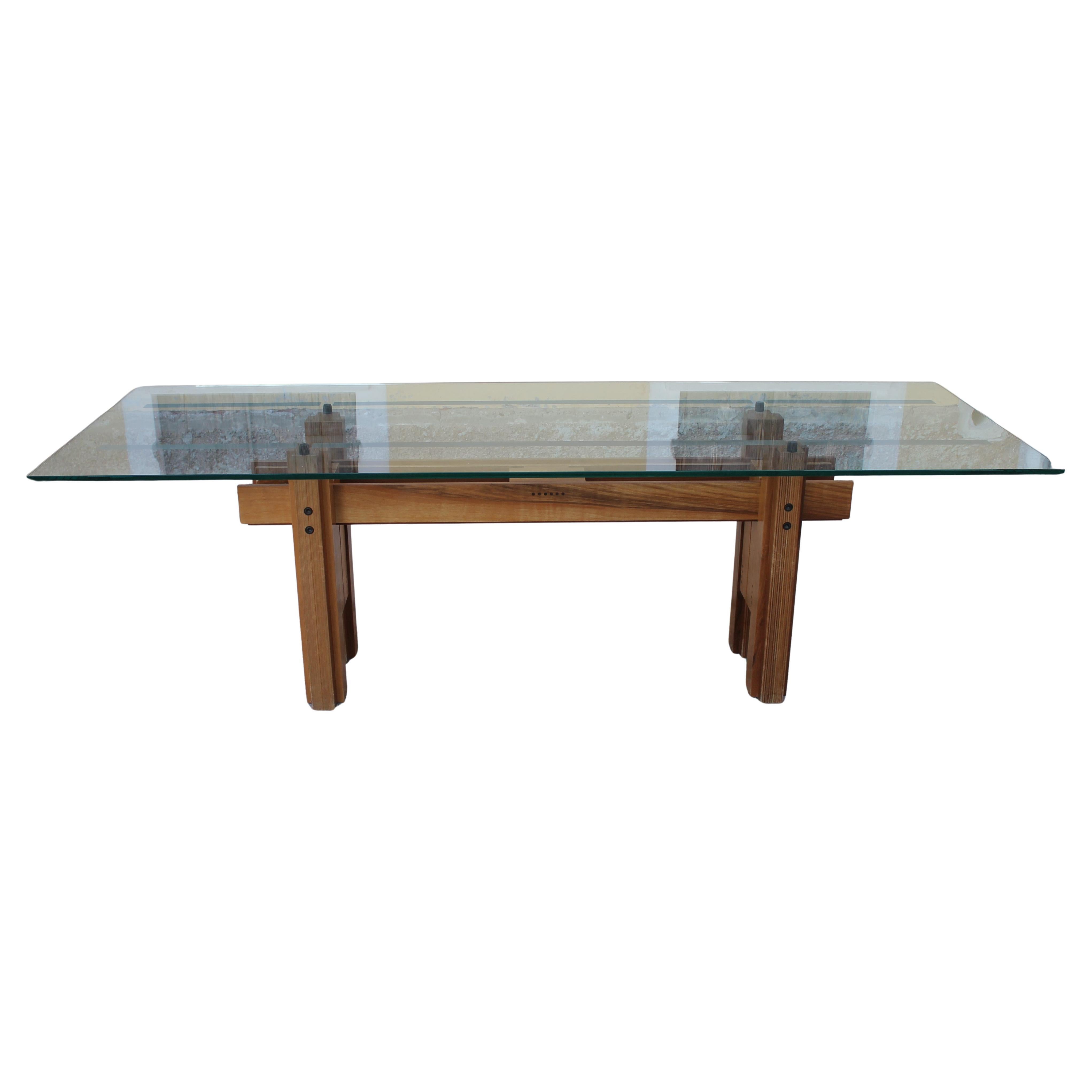 "Cangrande" table by Franco Poli for Bernini, Italy 1970'
