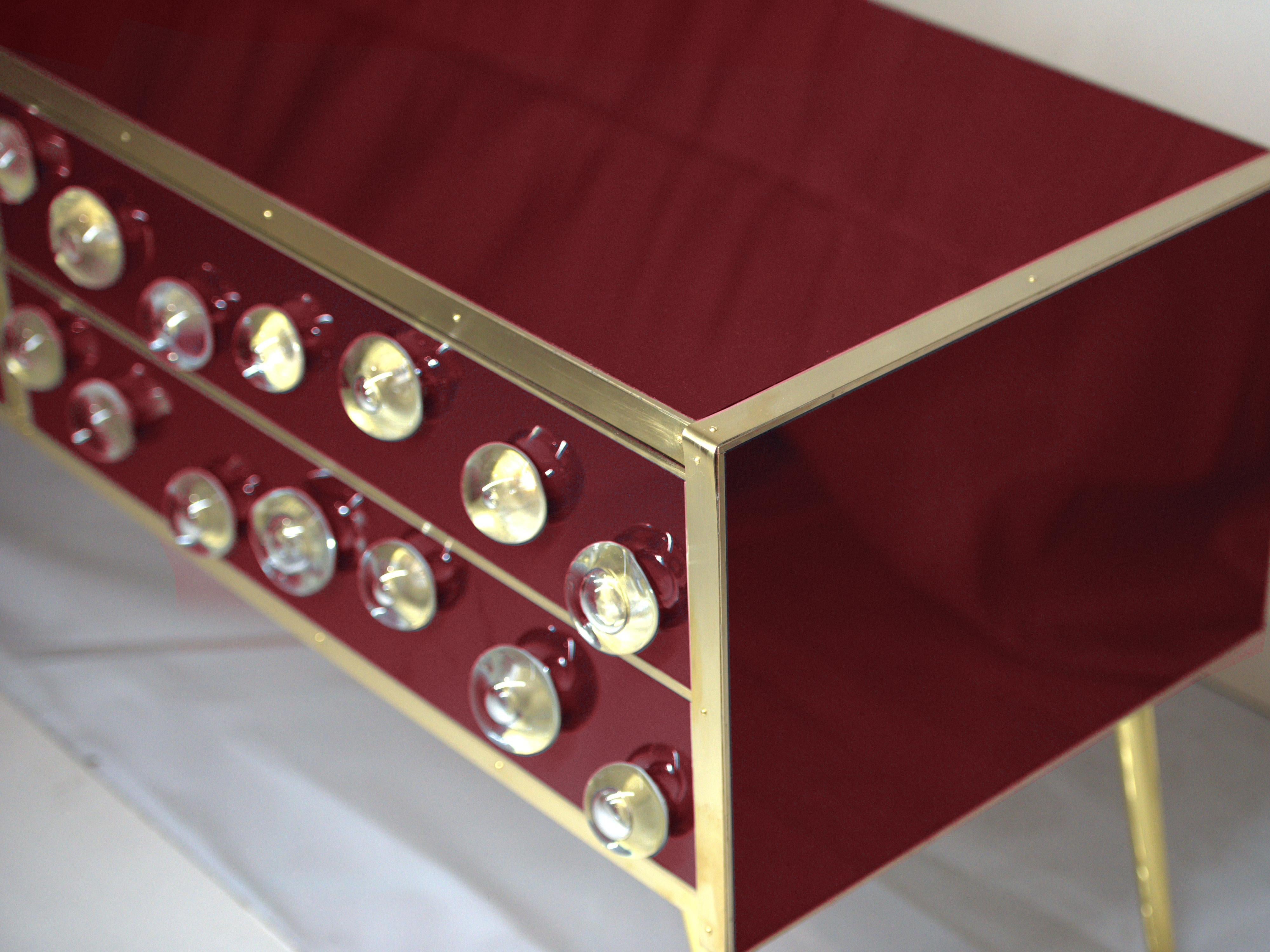 Bordeaux SIDEBOARD  - Hergestellt in Italien justfurnituress designer (Moderne) im Angebot