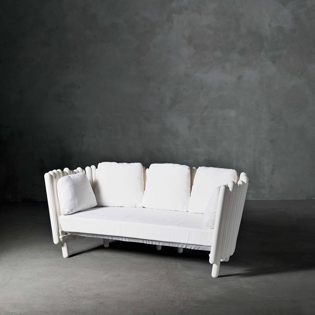 Canisse-Sofa in Weiß von Serralunga, Philippe Nigro (Italienisch) im Angebot