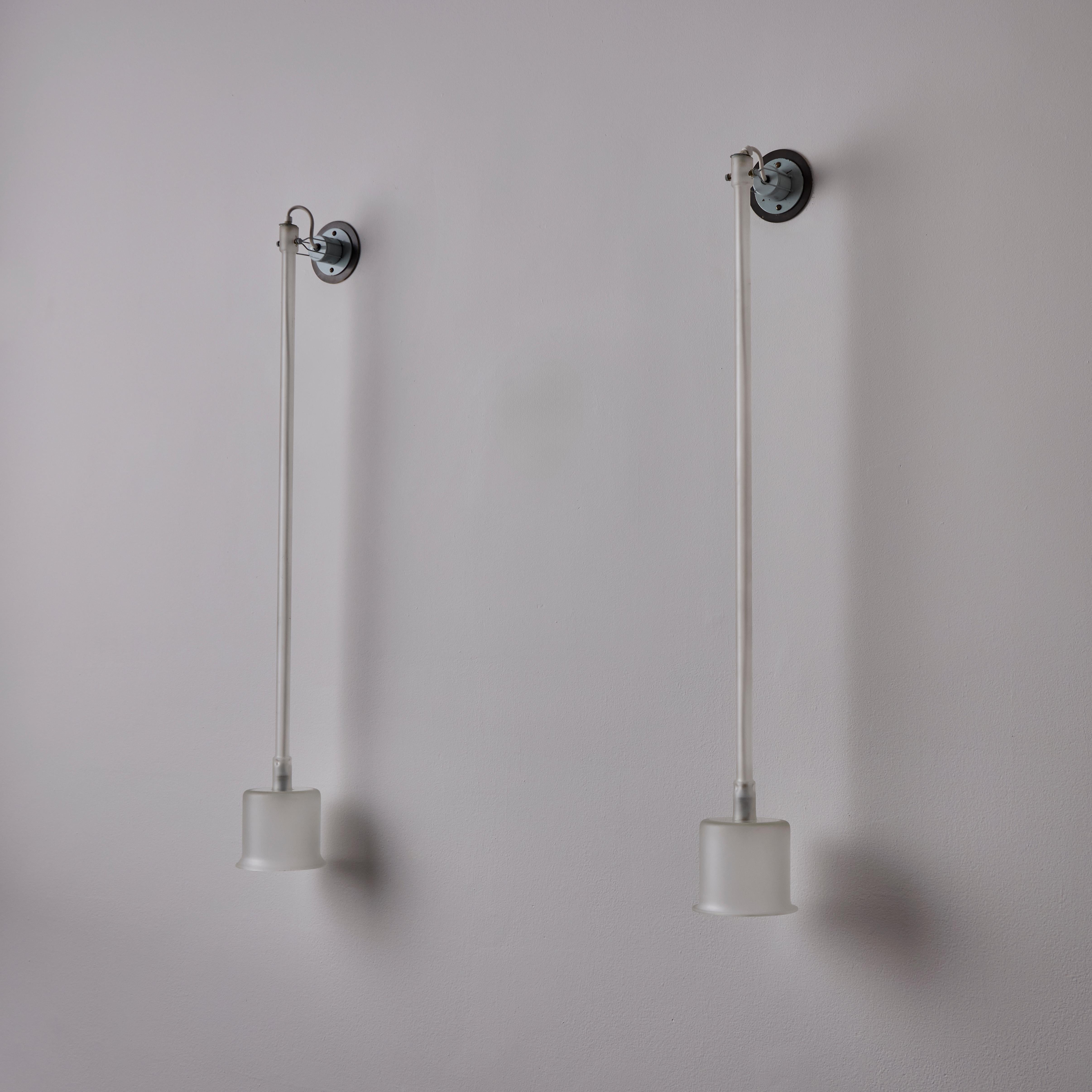 Canna Fiorita' Wand- oder Deckenleuchten von Castiglioni & Menghi für Fontana Arte (Radiert) im Angebot