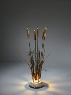 "Canna Palustre" Floor Lamp by Freda and Petti for Cittone Oggi, Italy, 1970s