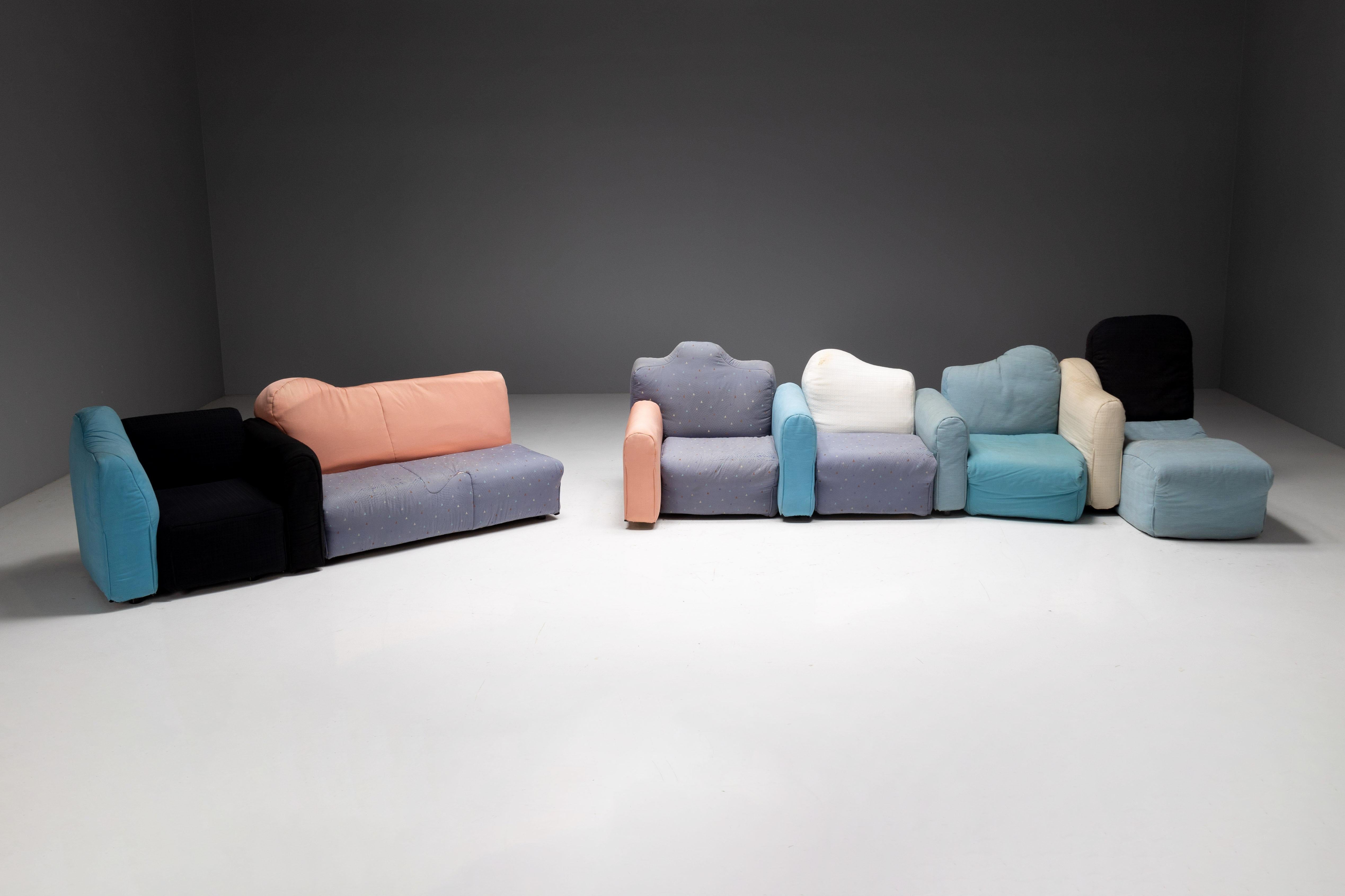 Sofá modular 'Cannaregio' de Gaetano Pesce para Cassina, Italia, años 80 en venta 5