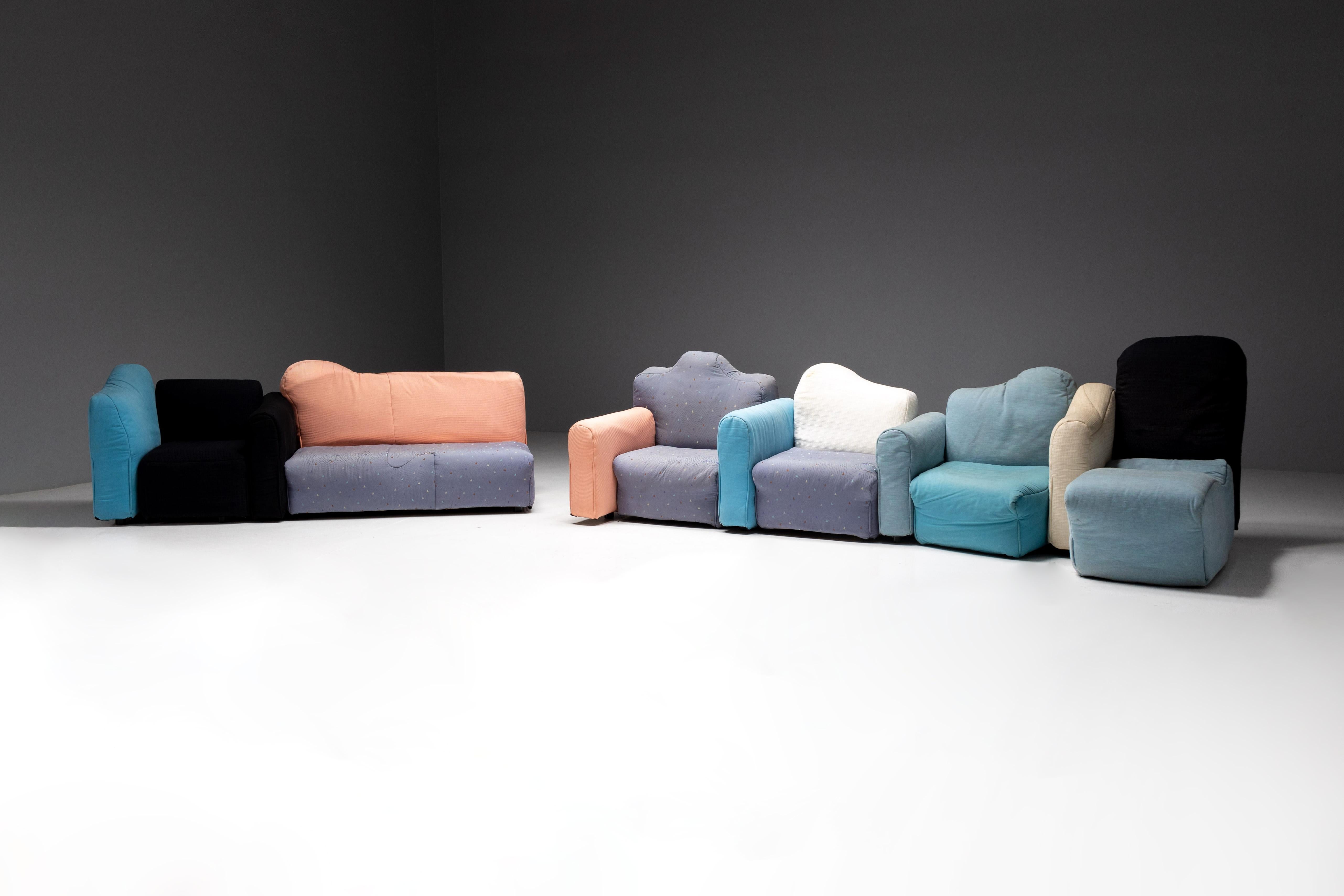 Modulares Sofa „Cannaregio“ von Gaetano Pesce für Cassina, Italien, 1980er Jahre im Angebot 6