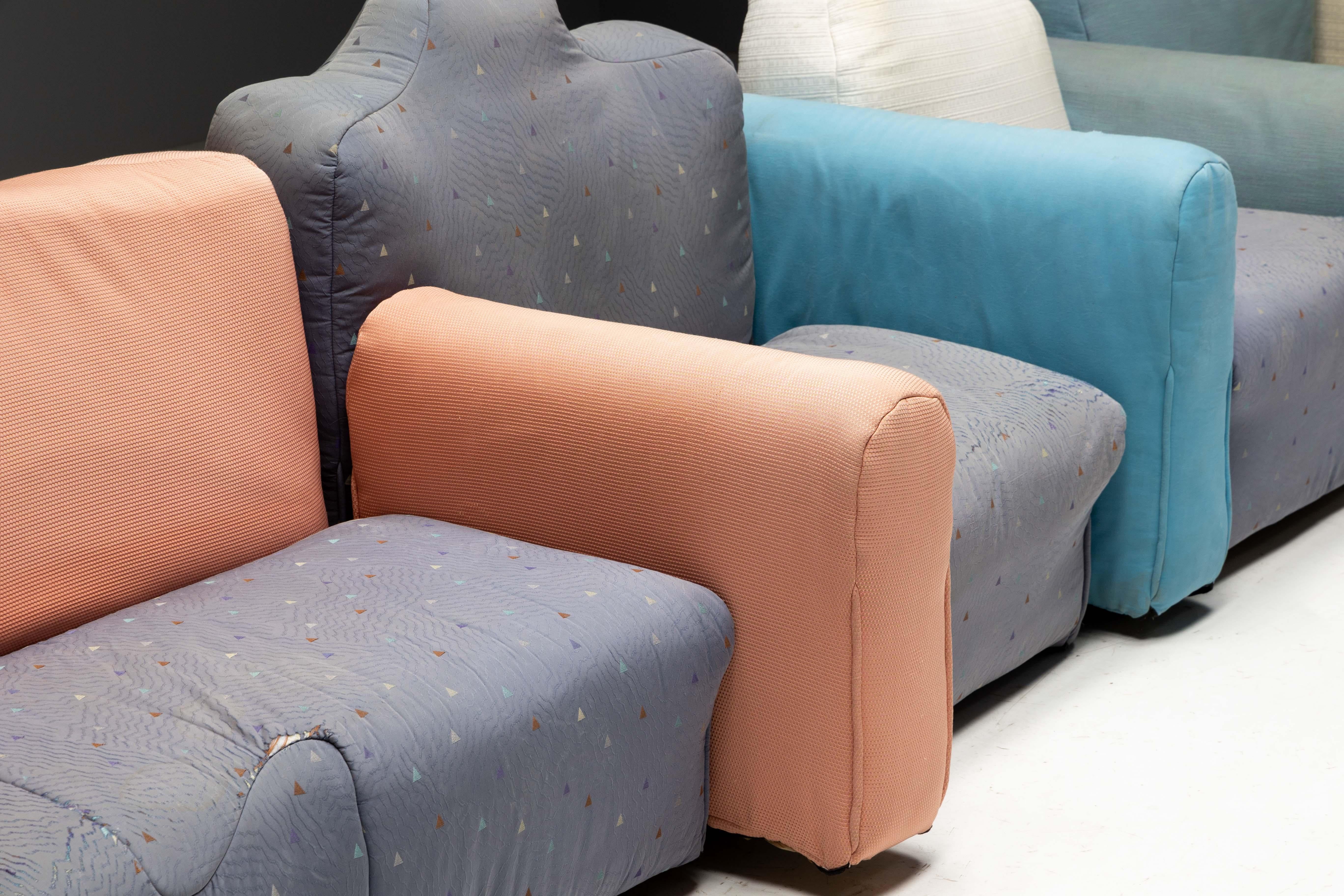 Sofá modular 'Cannaregio' de Gaetano Pesce para Cassina, Italia, años 80 en venta 8