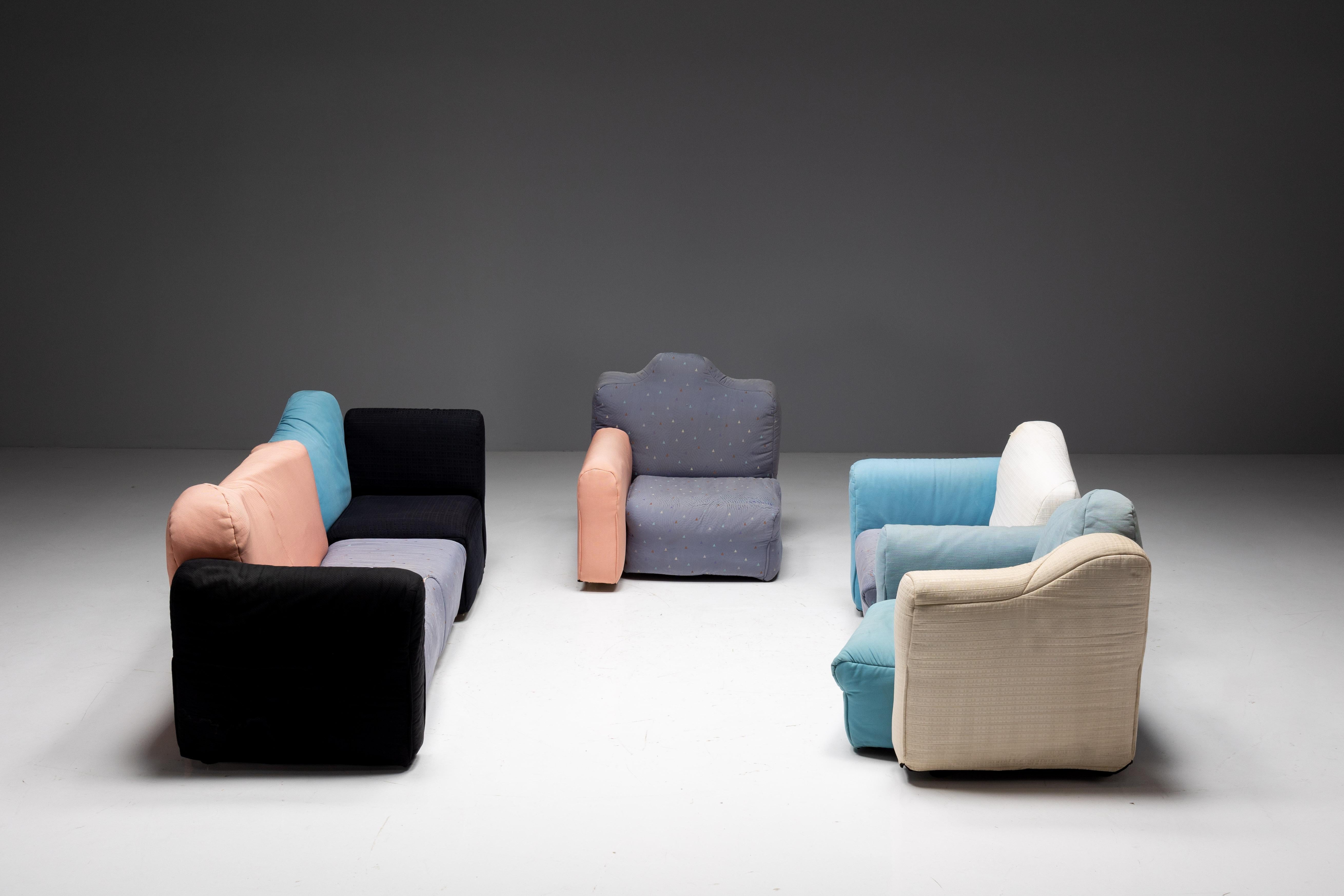 Sofá modular 'Cannaregio' de Gaetano Pesce para Cassina, Italia, años 80 en venta 10